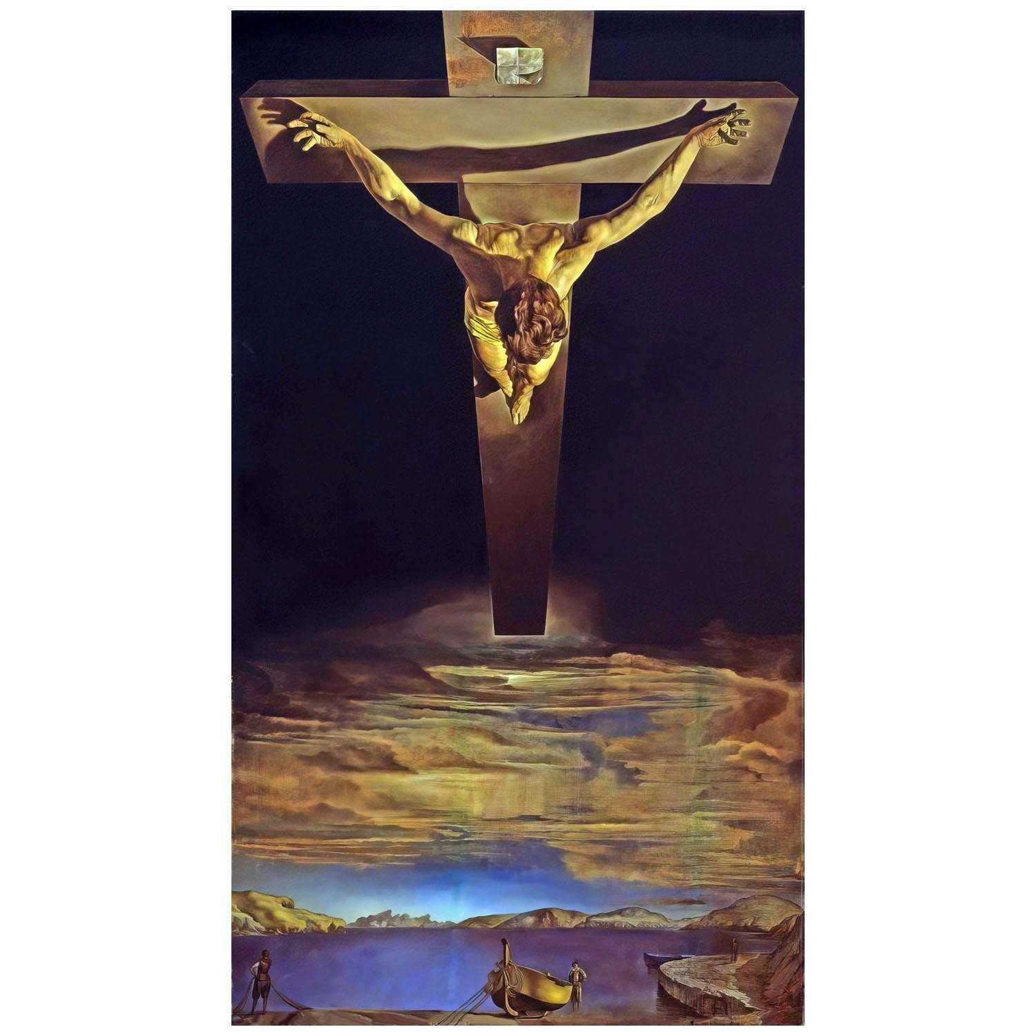  Salvador Dali. Christ of Saint John of the Cross. 1952. Kelvingrove Art Gallery Glasgow