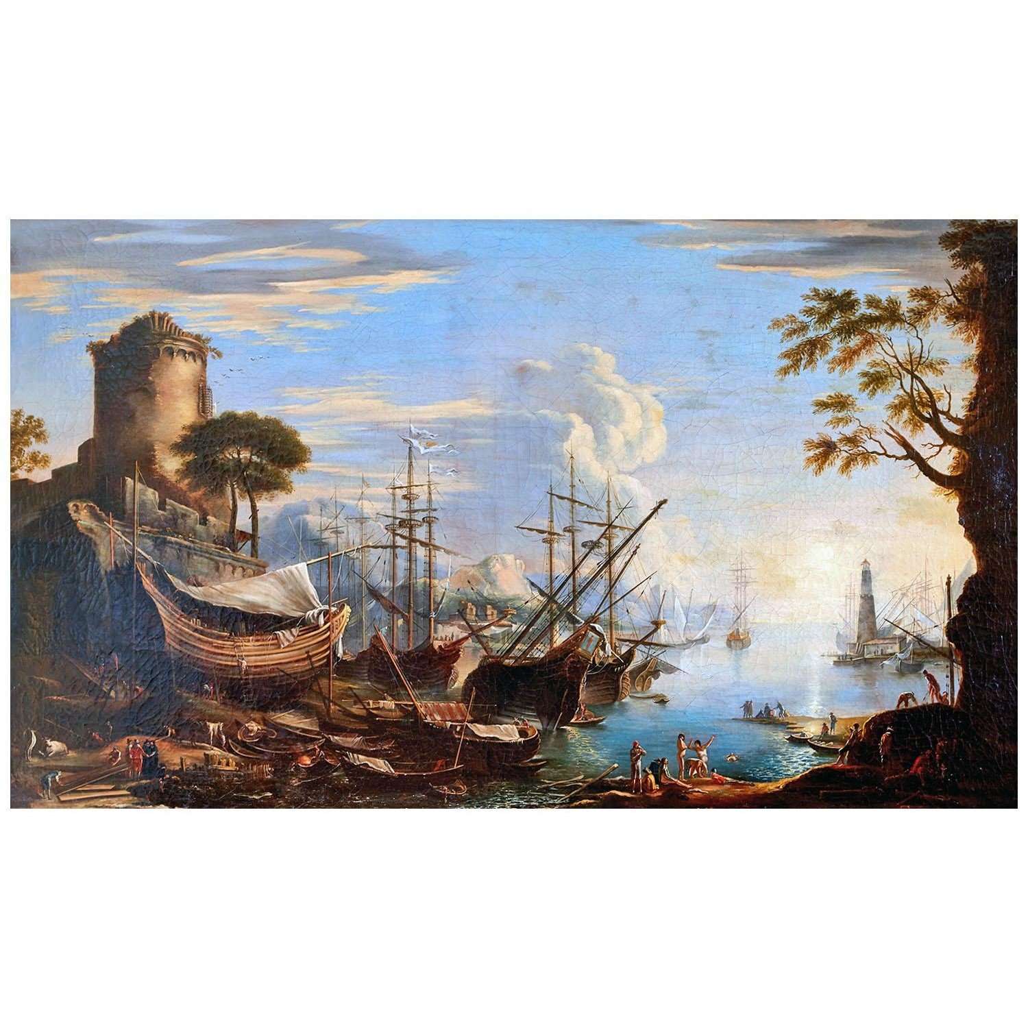  Salvator Rosa. Marina del Porto. 1640. Galleria Palatina Roma