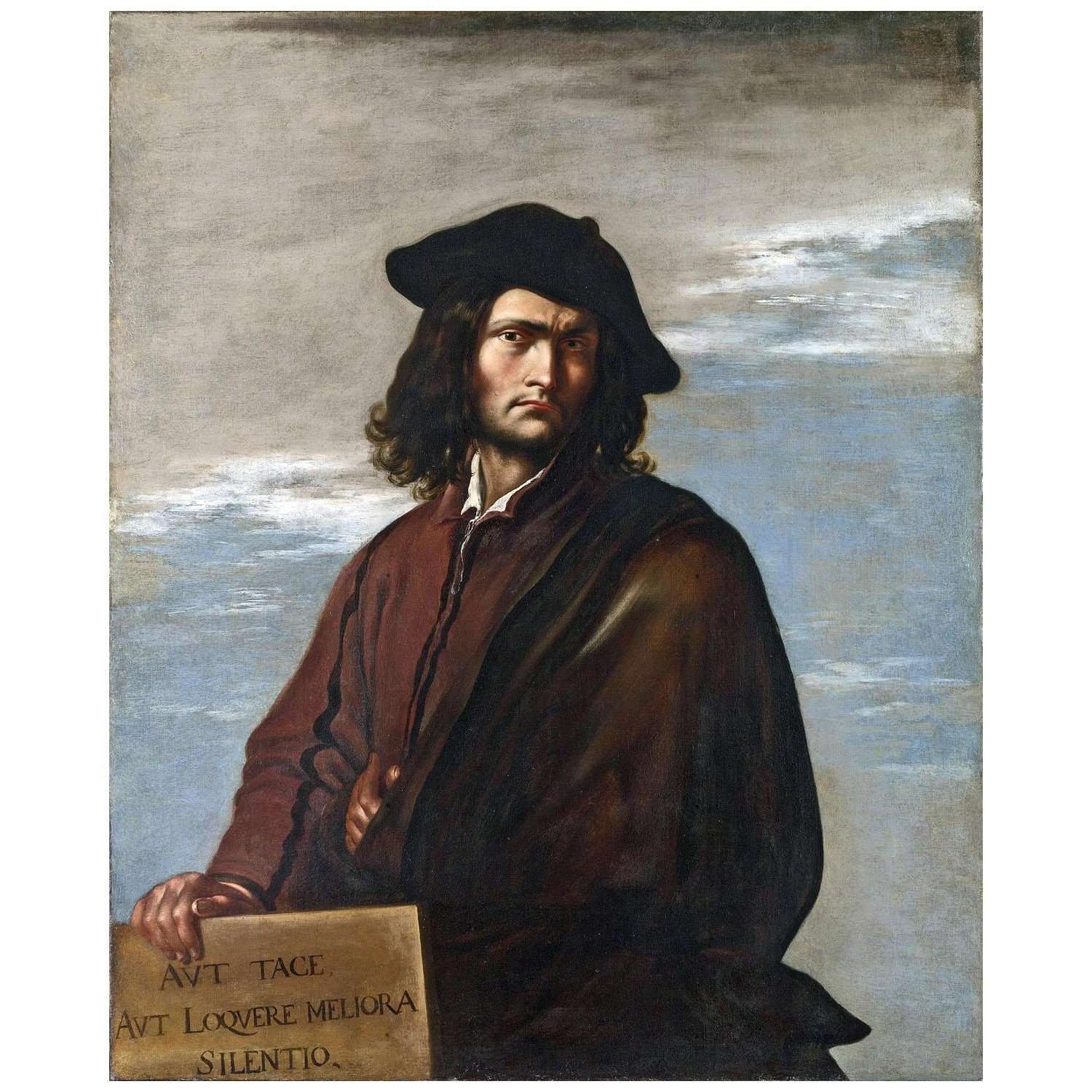  Salvator Rosa. Autoritratto. 1645. National Gallery London