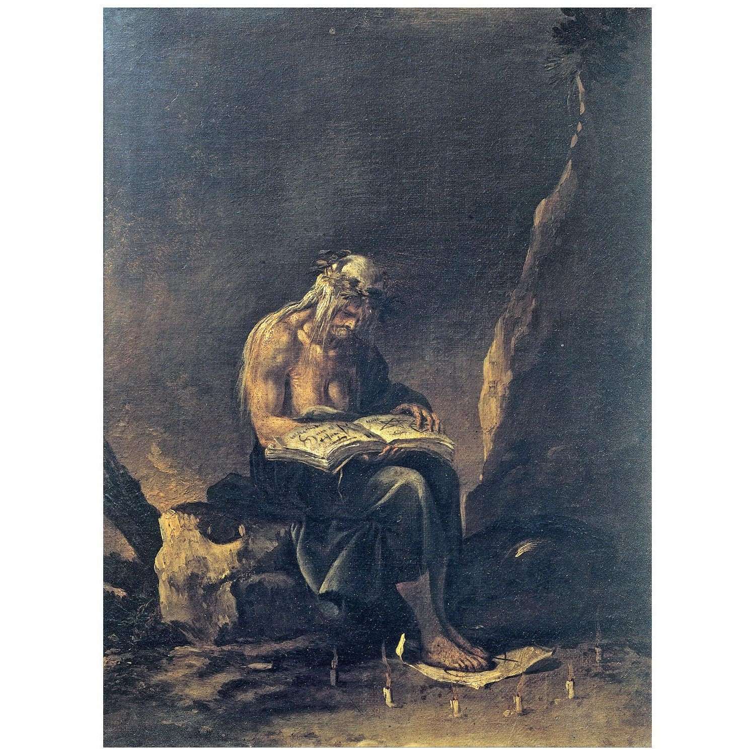  Salvator Rosa. La Strega. 1646. Musei Capitolini Roma