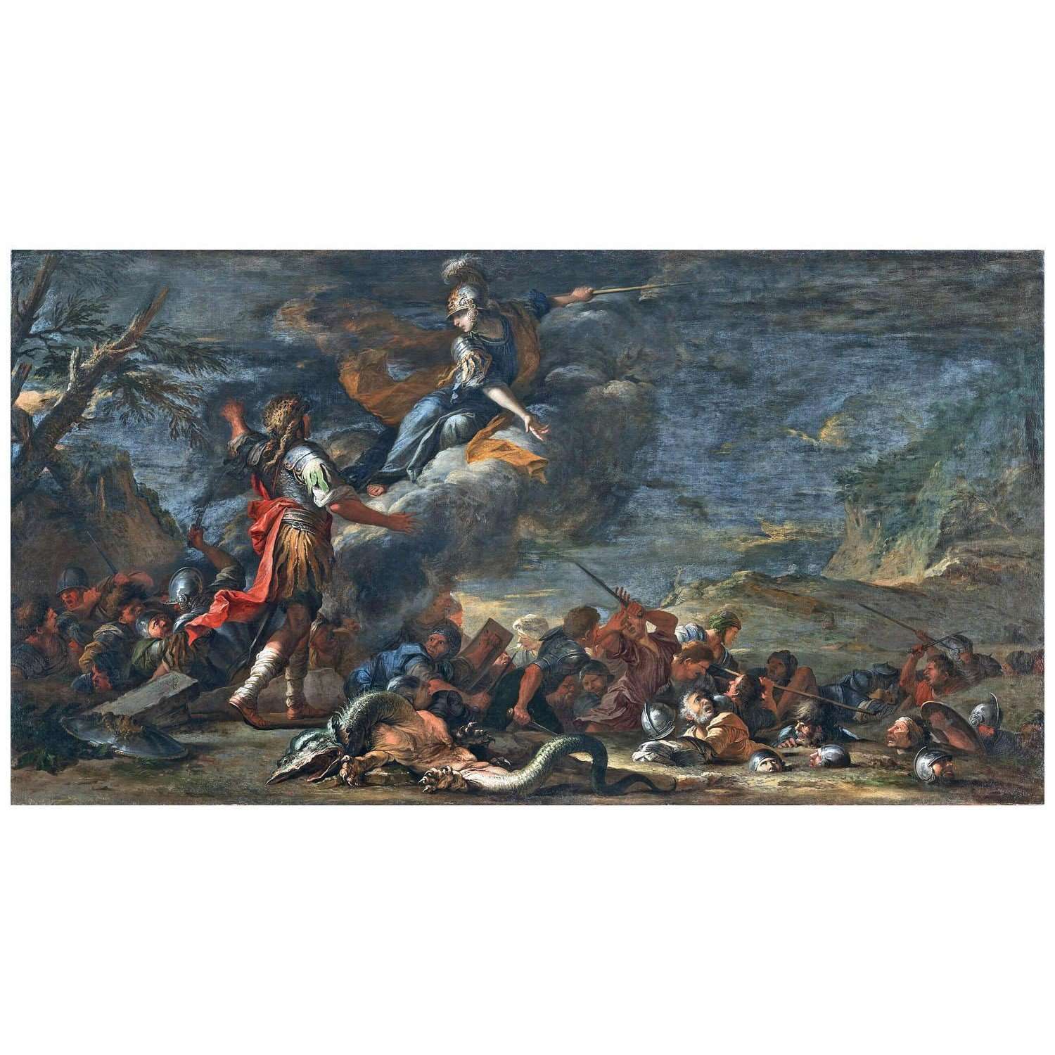  Salvator Rosa. La fondazione di Tebe. 1661. SMK Copenhagen