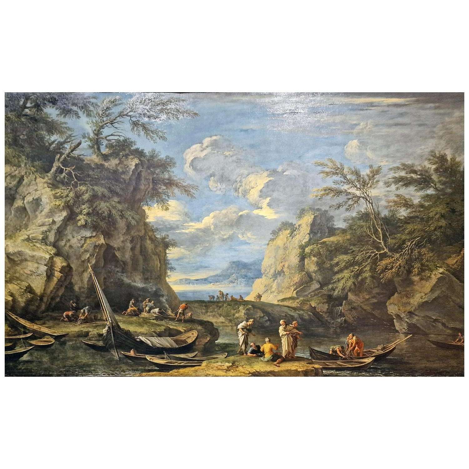  Salvator Rosa. Paesaggio con Pitagora e i pescatori. 1662. Kunsthaus Zurich