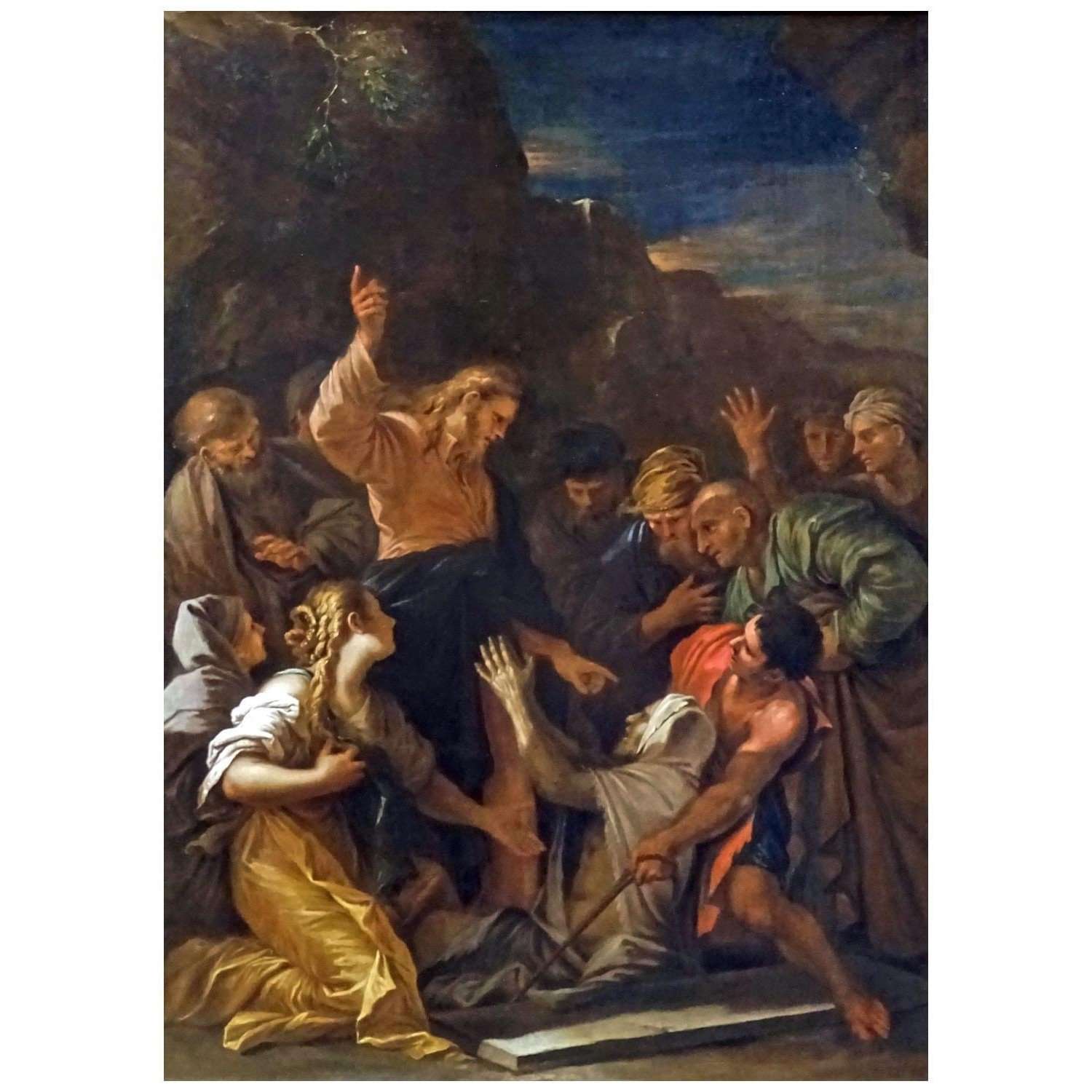  Salvator Rosa. La resurrezione di Lazzaro. 1670. Musee Conde Chantilly