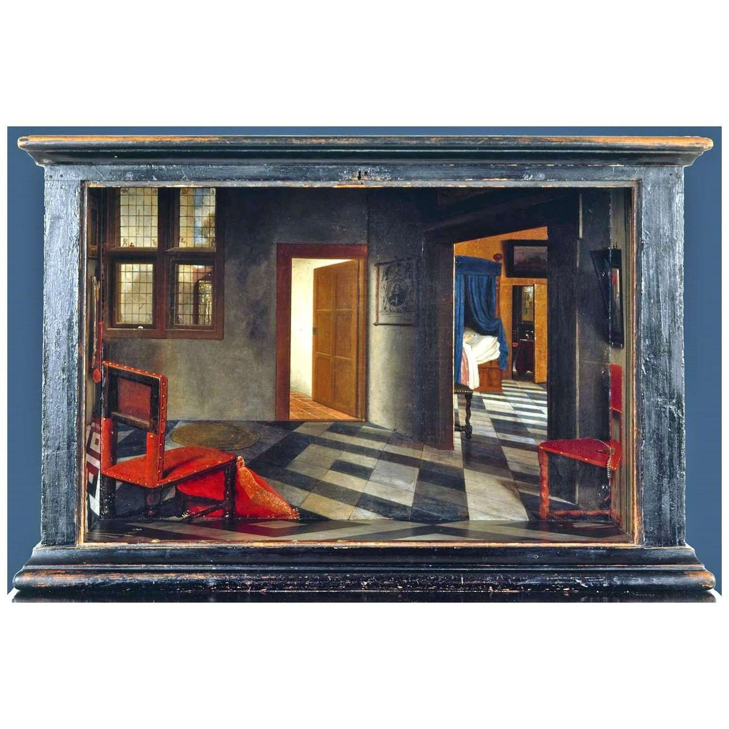   Samuel van Hoogstraten. Perspective Box. 1655. National Gallery London