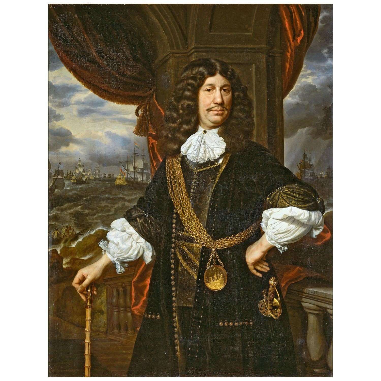   Samuel van Hoogstraten. Mattheus van den Broucke. 1670. Rijksmuseum