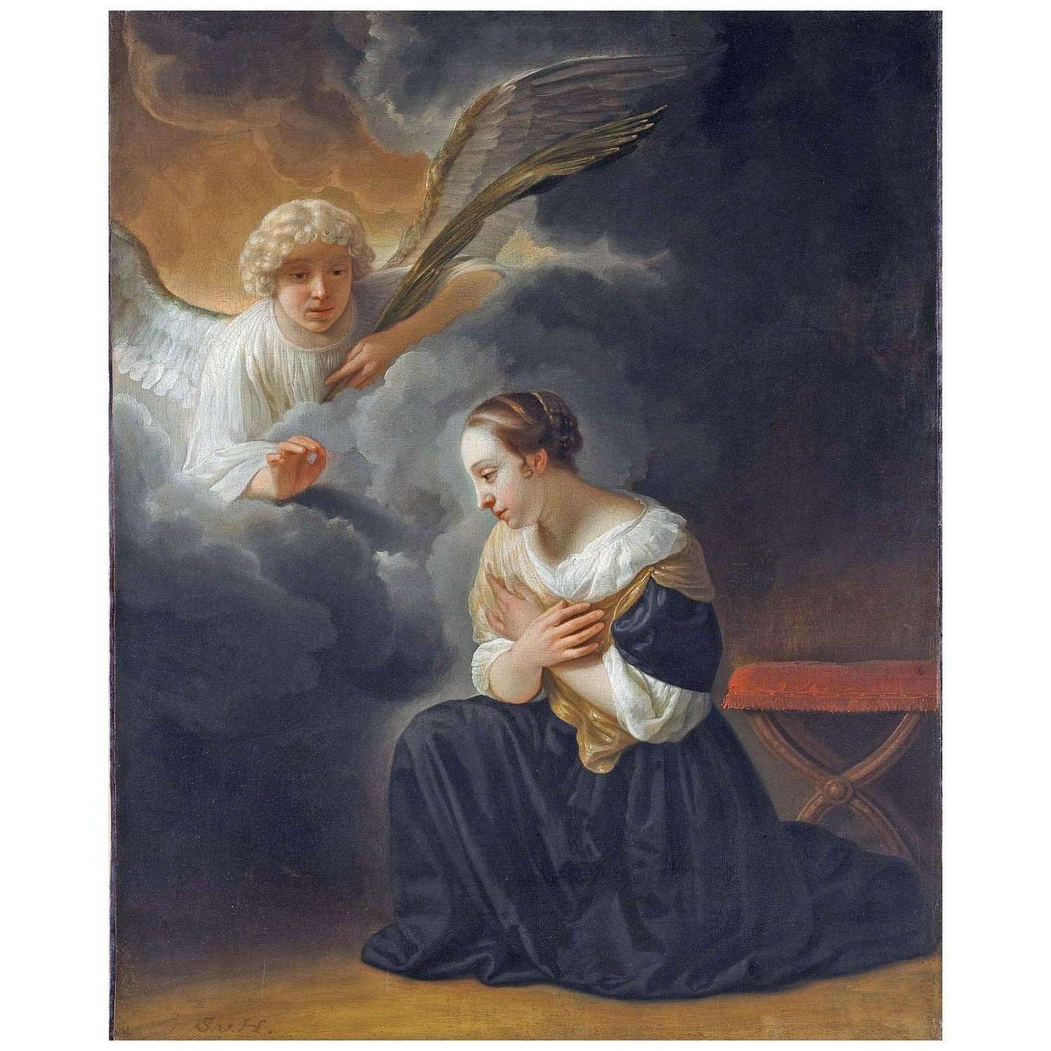   Samuel van Hoogstraten. The Annunciation of the Death of the Virgin. 1670. MET NY