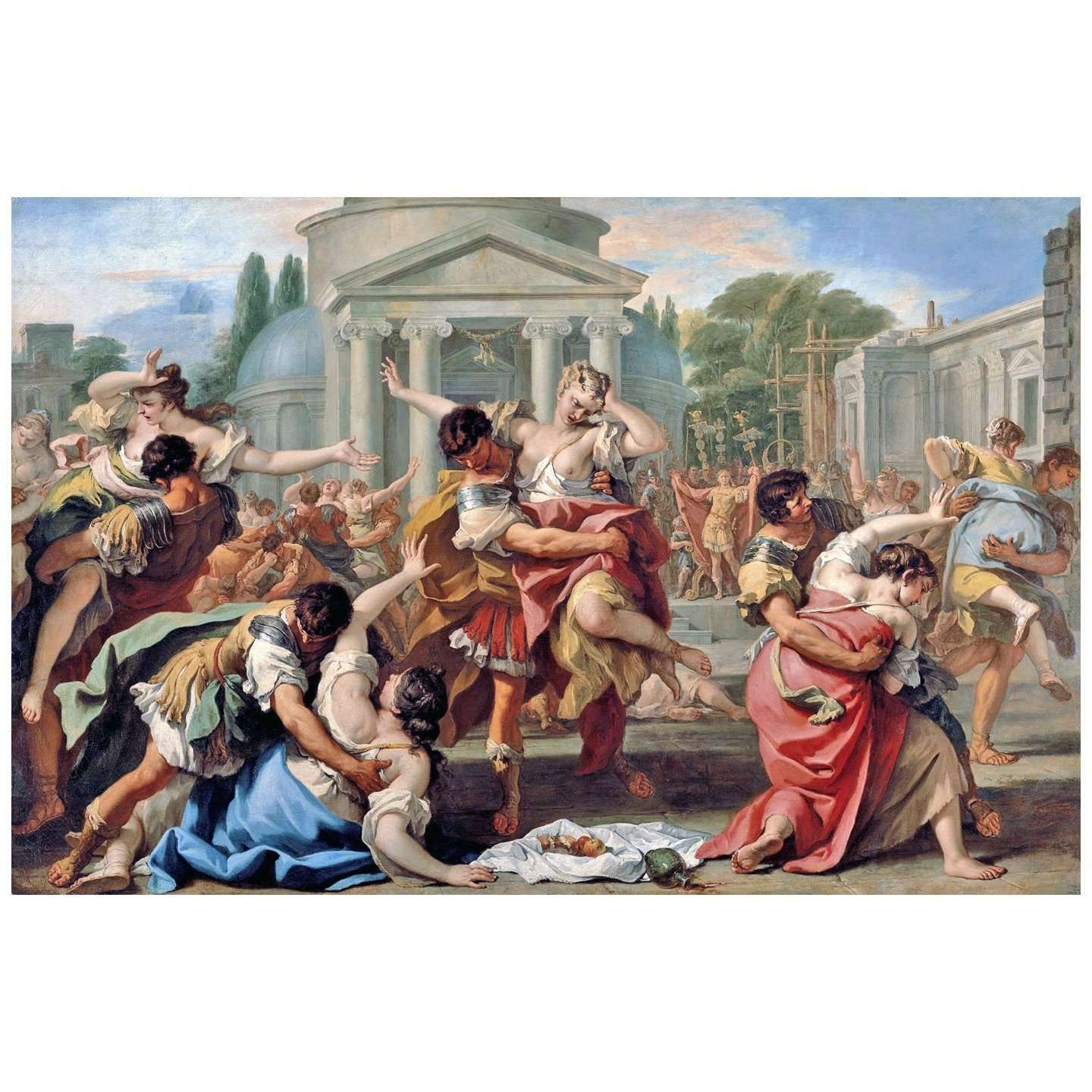  Sebastiano Ricci. Il ratto delle Sabine. 1702. Liechtenstein Museum Wien