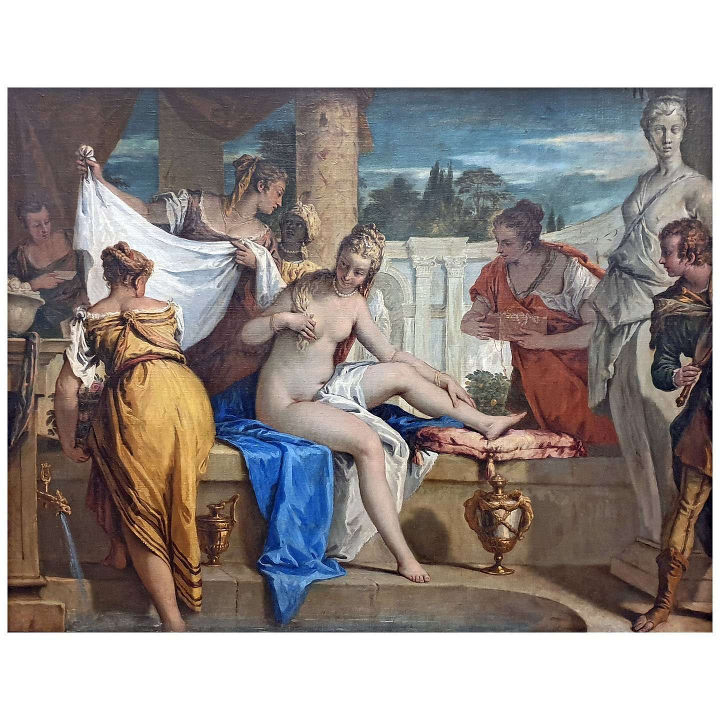  Sebastiano Ricci. Betsabea a bagno. 1725. Gemaldegalerie Berlin