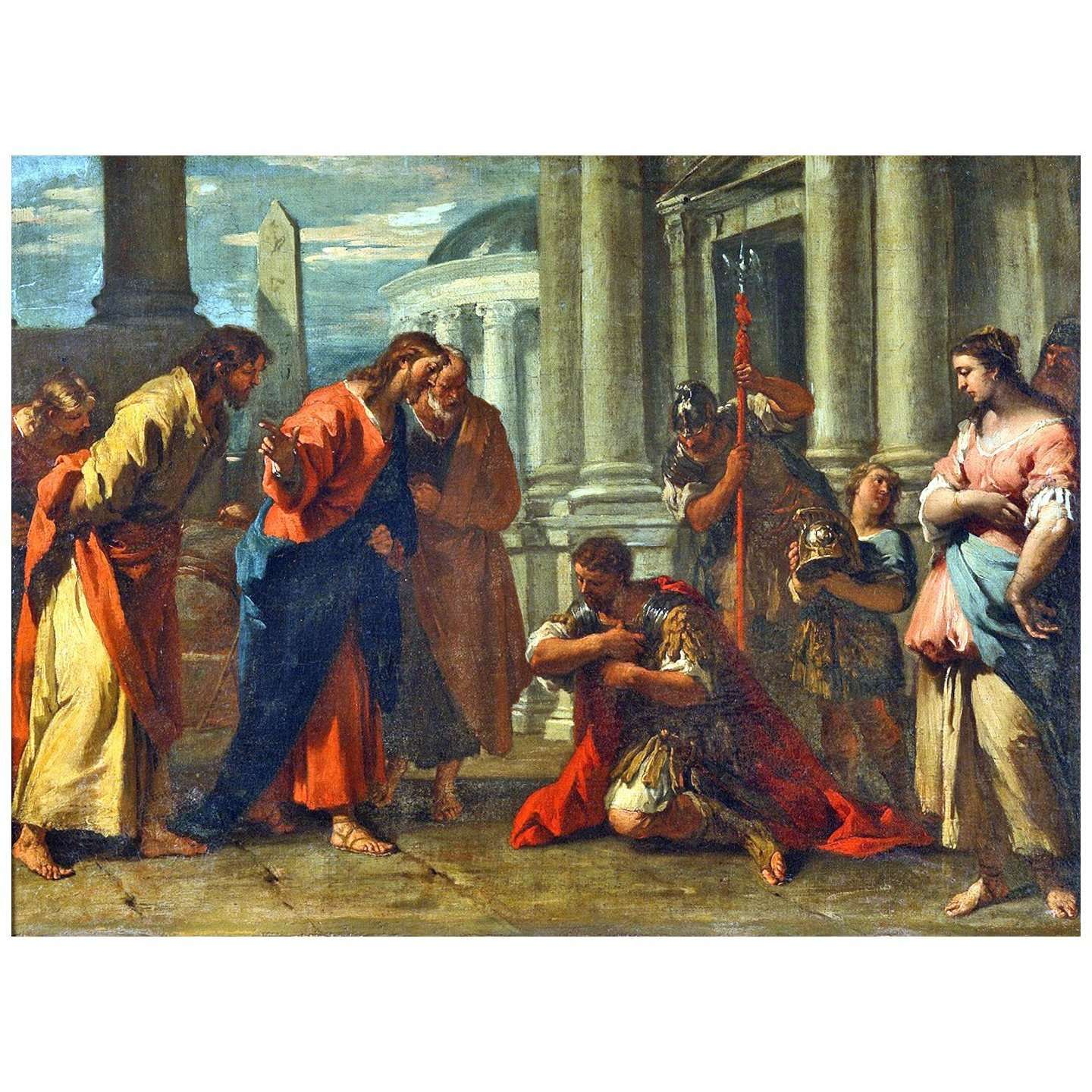  Sebastiano Ricci. Cristo e il centurione. 1726. Pushkin Museum Moscow