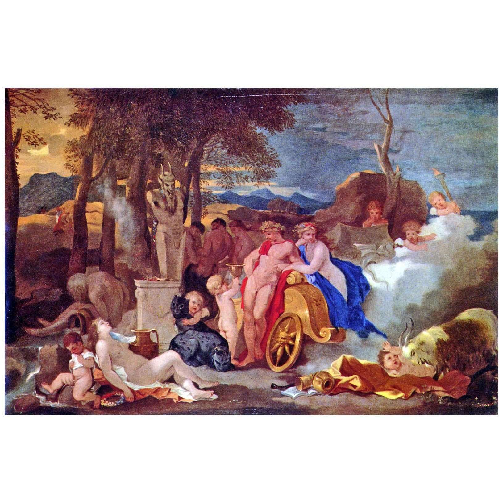  Sebastien Bourdon. Bacchus et C?r?s. 1635-1637. Budapest Fine Arts Museum