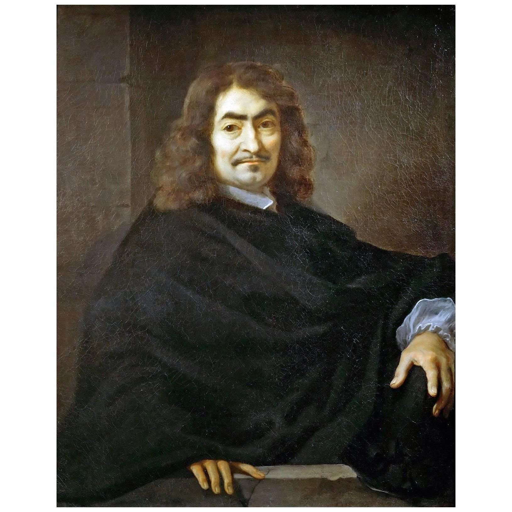  Sebastien Bourdon. Portrait pr?sum? de Ren? Descartes. 1640-1650. Louvre