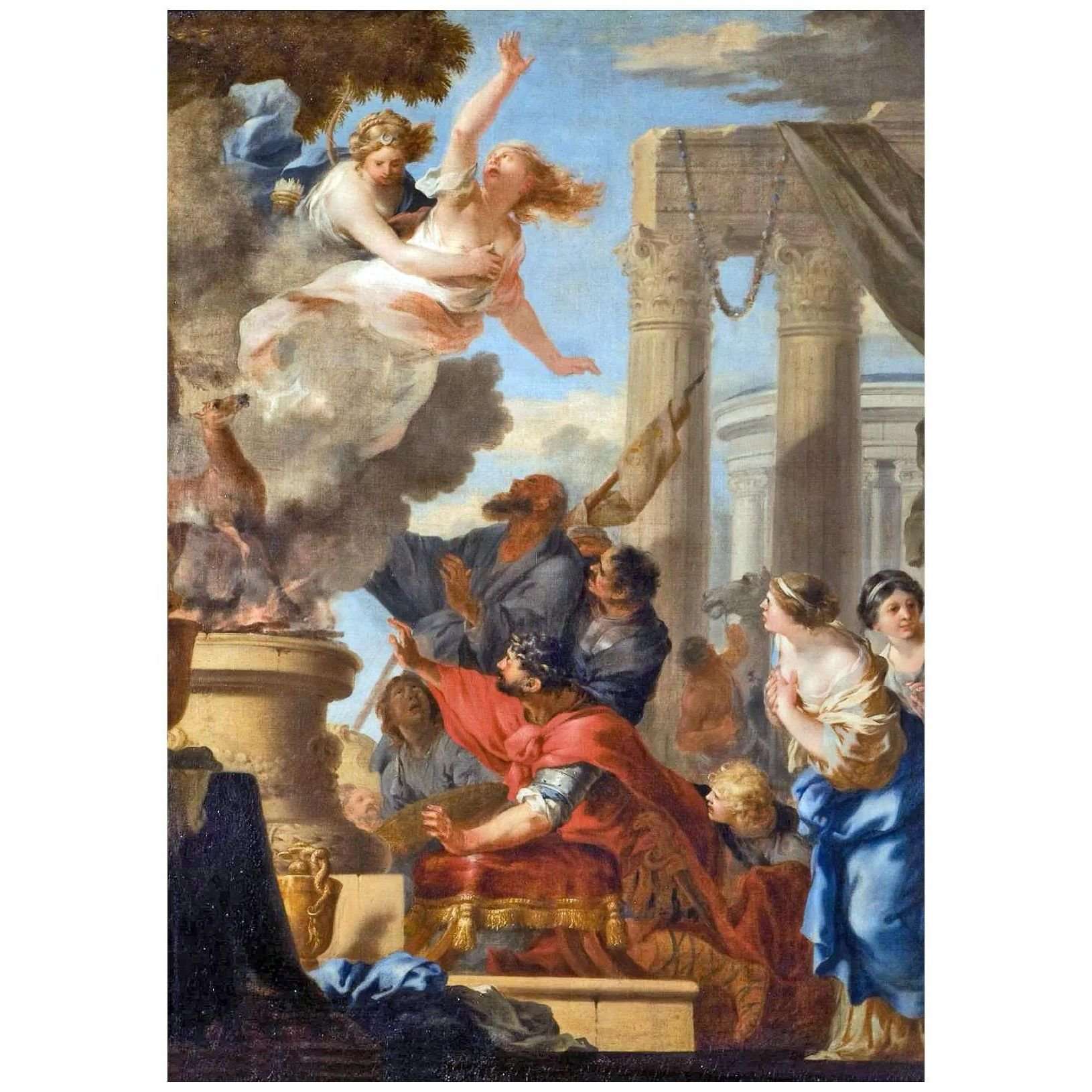  Sebastien Bourdon. Le Sacrifice d'Iphig?nie. 1643. MBA Orleans
