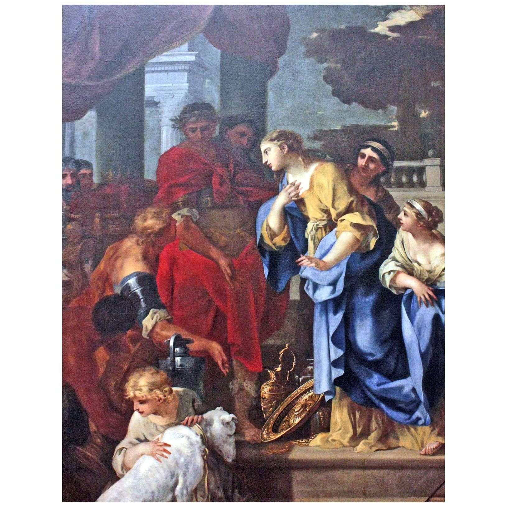  Sebastien Bourdon. La Continence de Scipion. 1644-1647. Musee de Grenoble