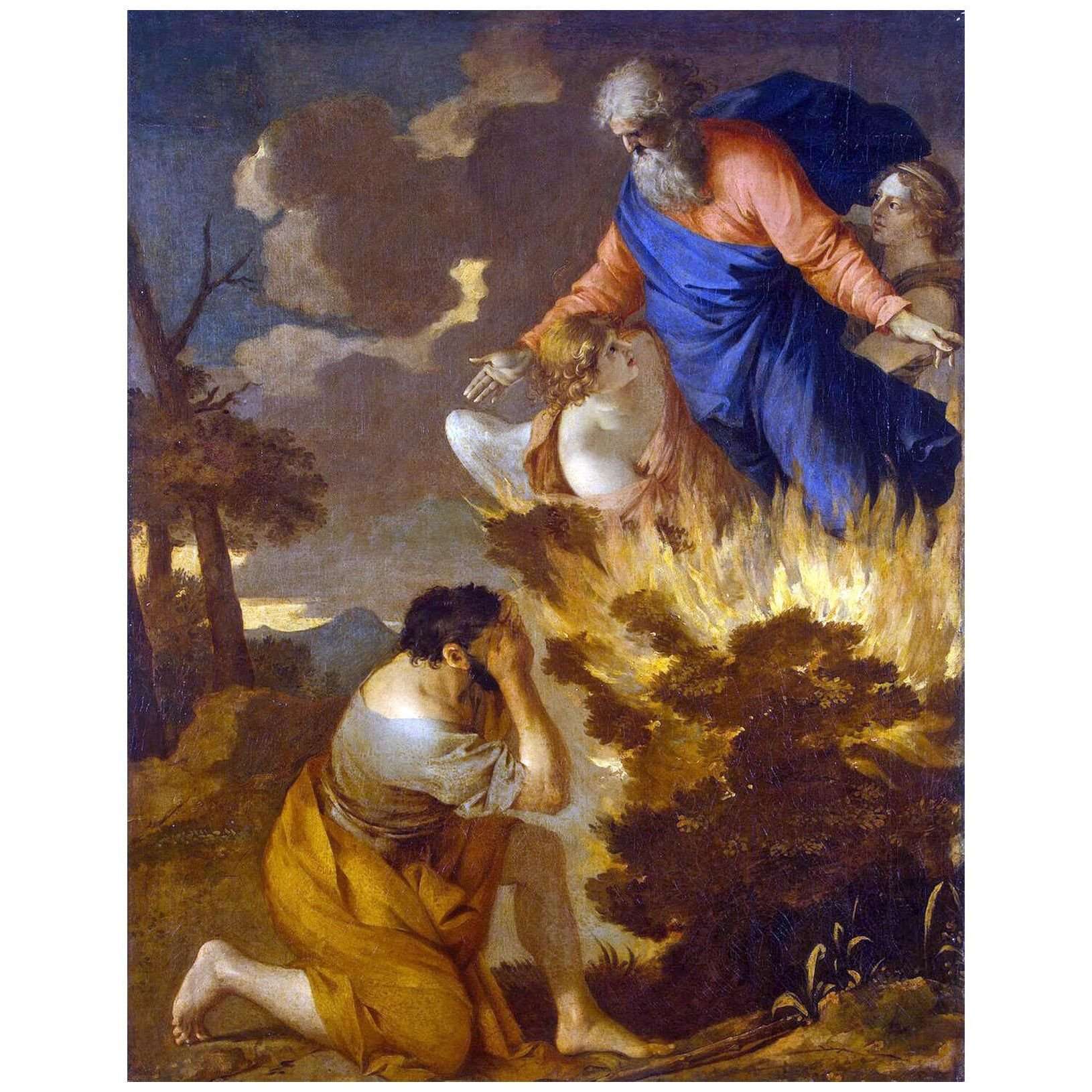  Sebastien Bourdon. Buisson ardent. 1655. Hermitage St Petersburg