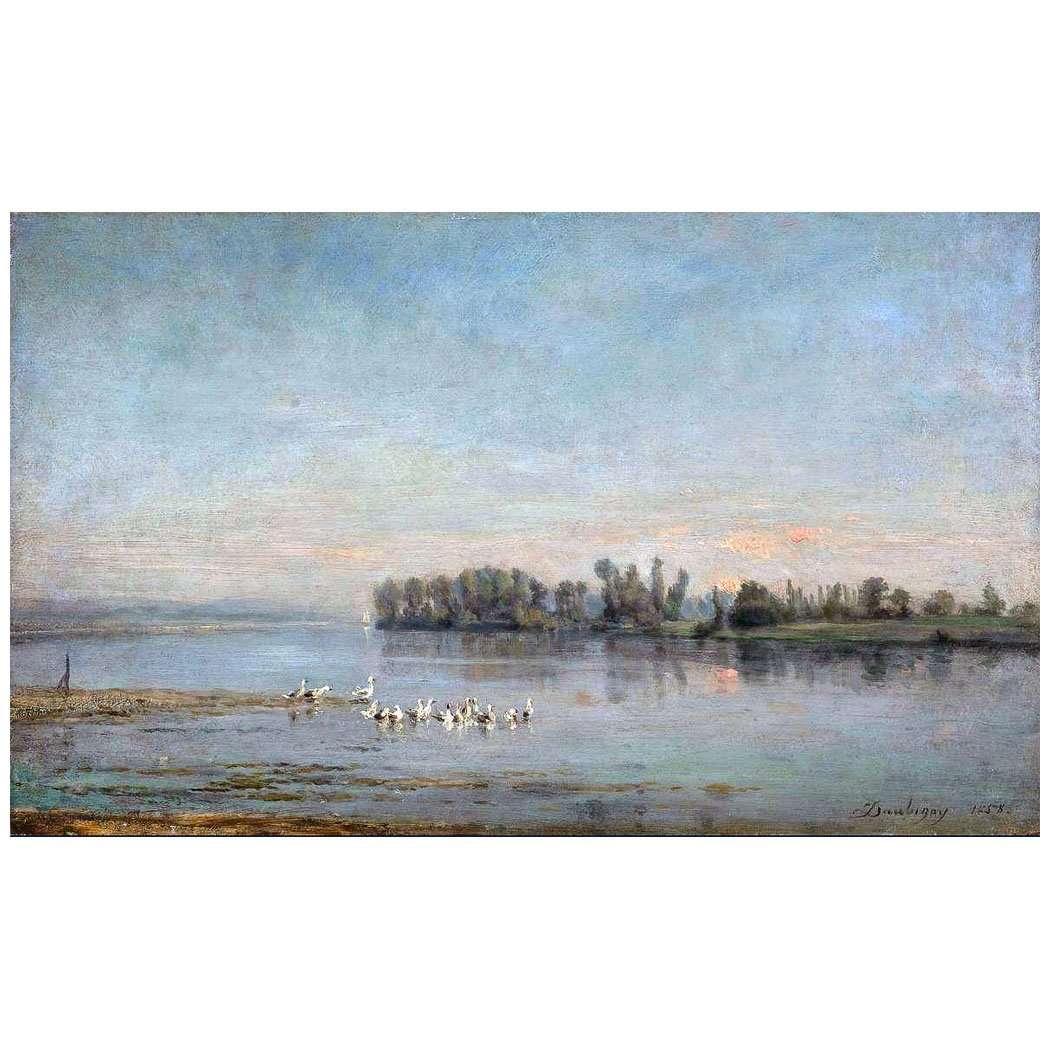  Charles-Fran?ois Daubigny. Matin. 1858. Pushkin Museum, Moscow