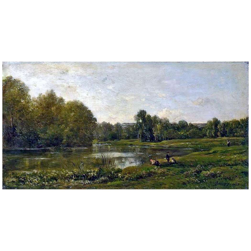  Charles-Fran?ois Daubigny. Paysage avec lOise. 1859. Pushkin Museum, Moscow