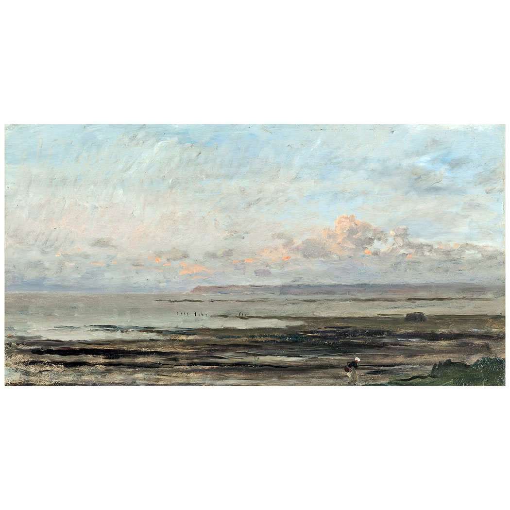  Charles-Fran?ois Daubigny. Plage ? mar?e basse. 1865. Rijksmuseum, Amsterdam