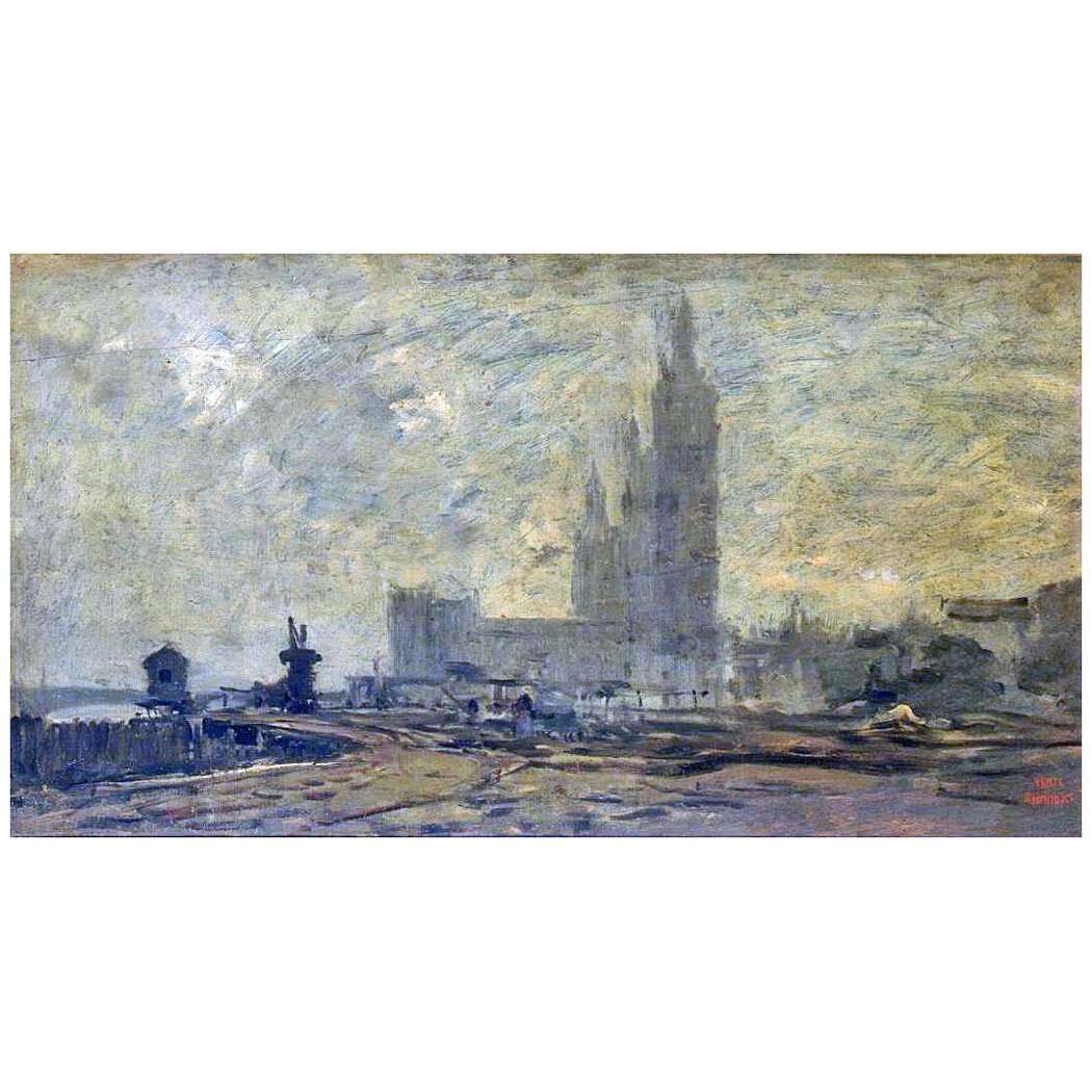  Charles-Fran?ois Daubigny. Westminster, London. 1866. Pushkin Museum, Moscow