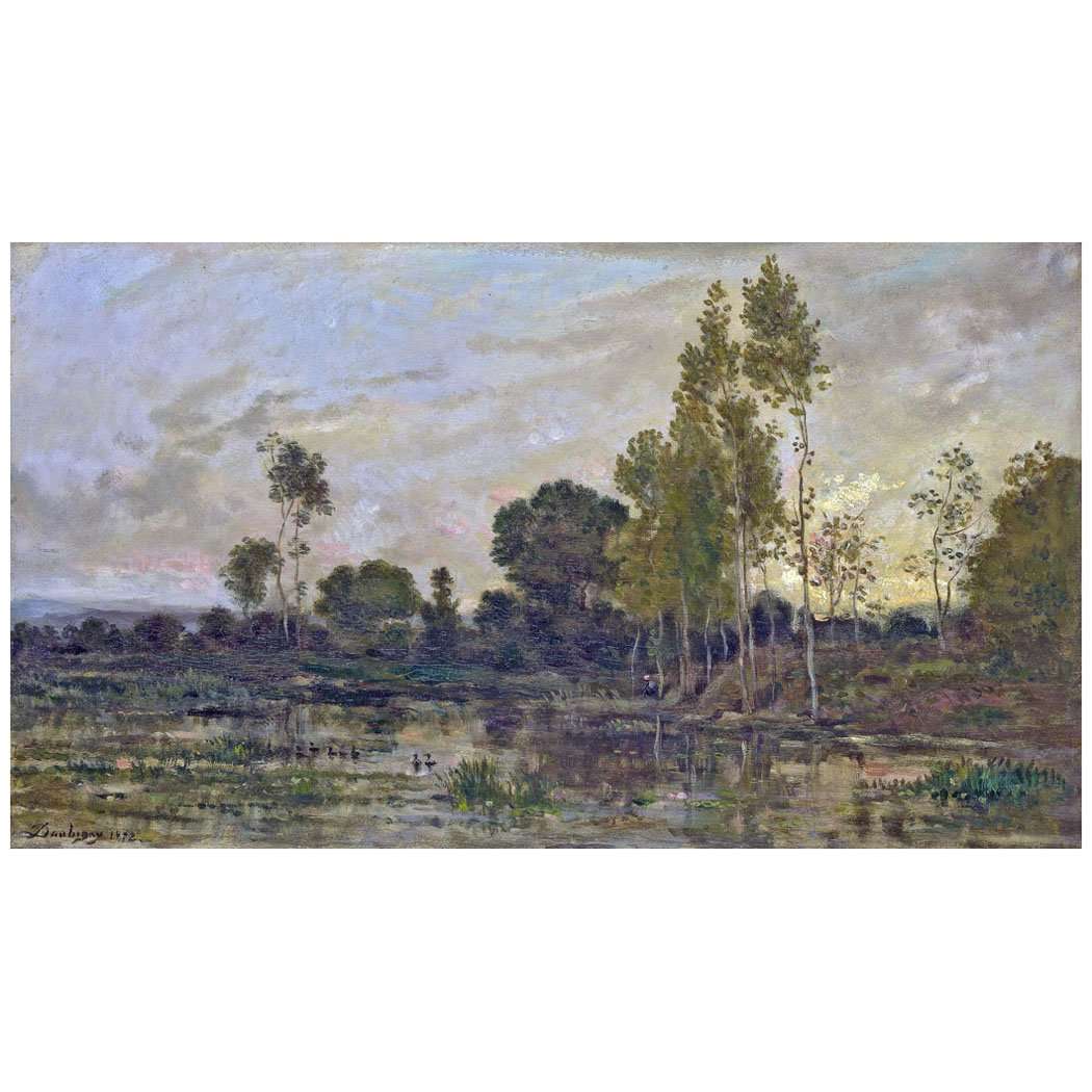  Charles-Fran?ois Daubigny. Aulne. 1872. National Gallery, London