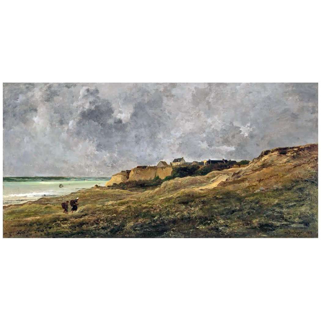  Charles-Fran?ois Daubigny. Roches ? Villerville. 1872. Masdag, Den Haag