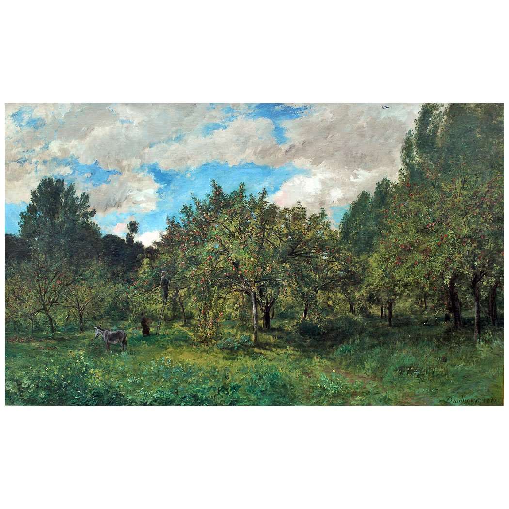  Charles-Fran?ois Daubigny. Le verger. 1876. Stadel Museum, Frankfurt