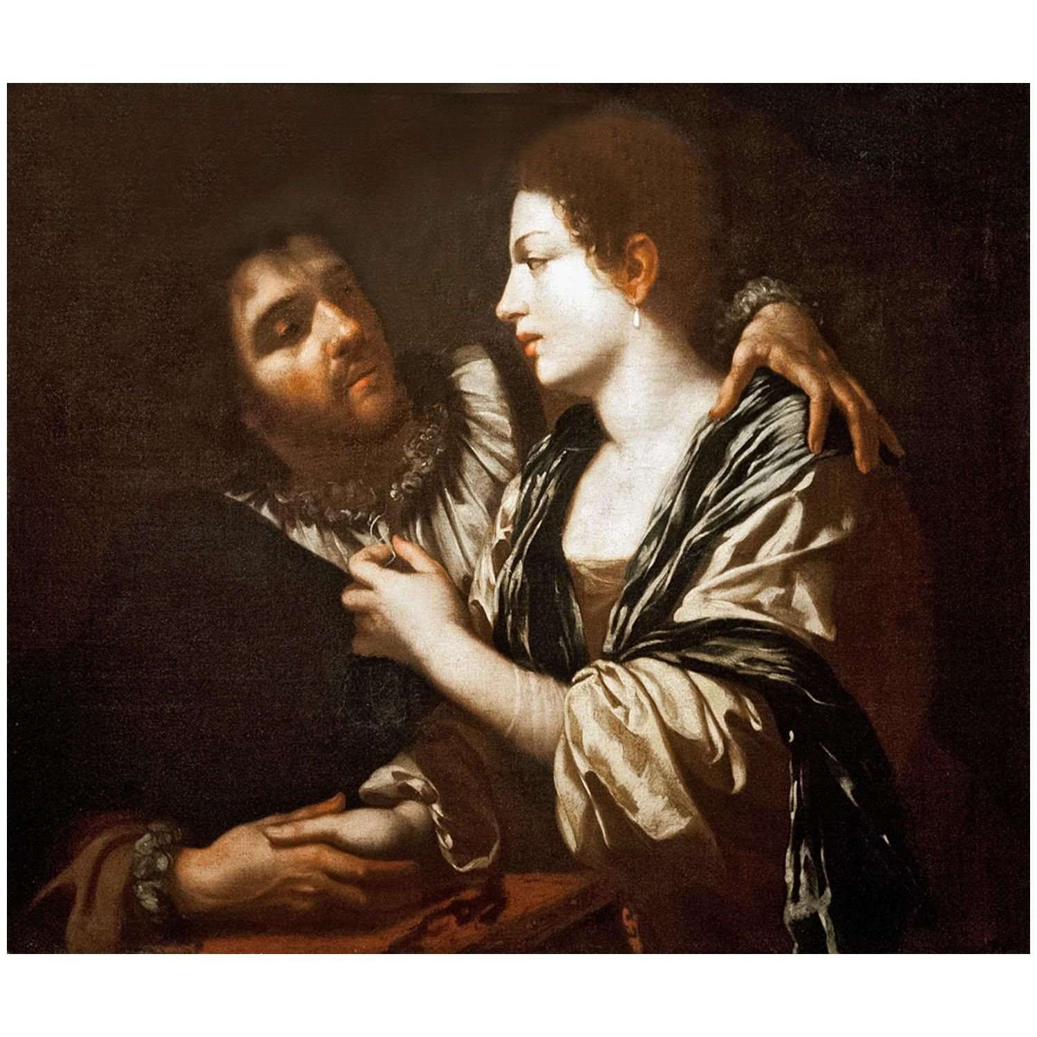 Simon Vouet. Amoureux. 1614-1618. Pushkin Museum Moscow