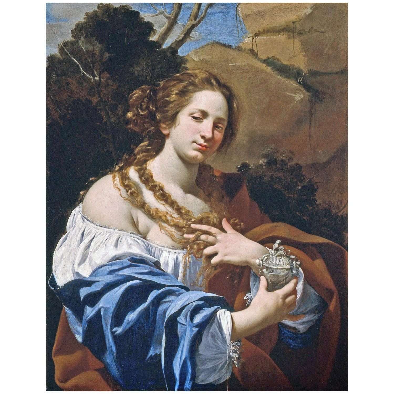  Simon Vouet. Virginia da Vezzo, femme d'artiste. 1627. LACMA Los Angelis