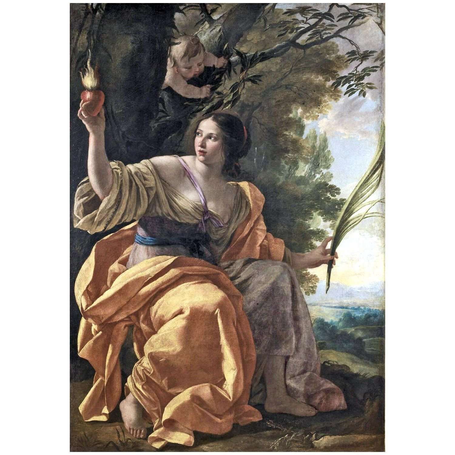  Simon Vouet. La Charite. 1635-1640. Musee du Louvre