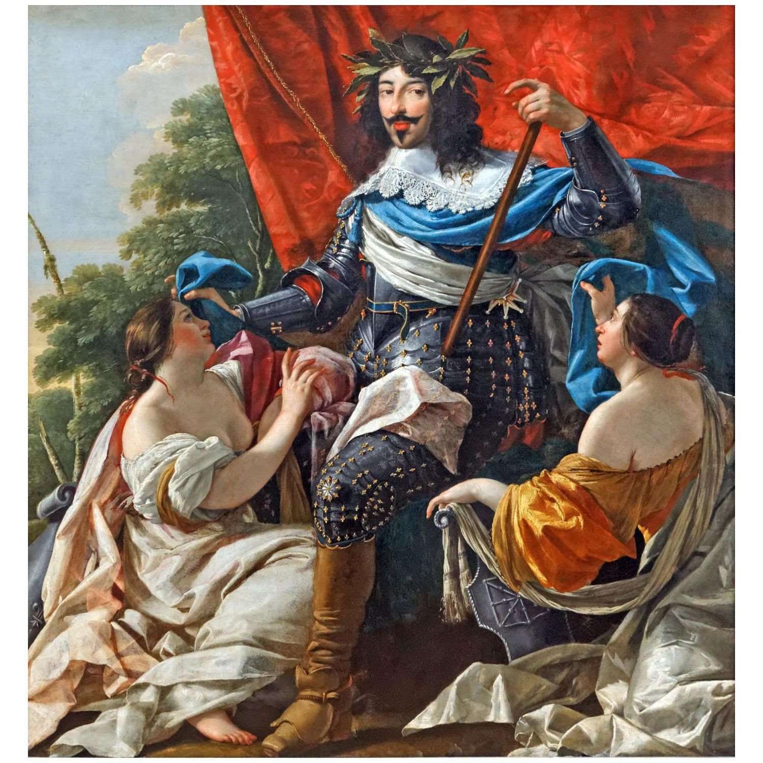  Simon Vouet. Pportrait de Louis XIII. 1636-1638. Musee du Louvre