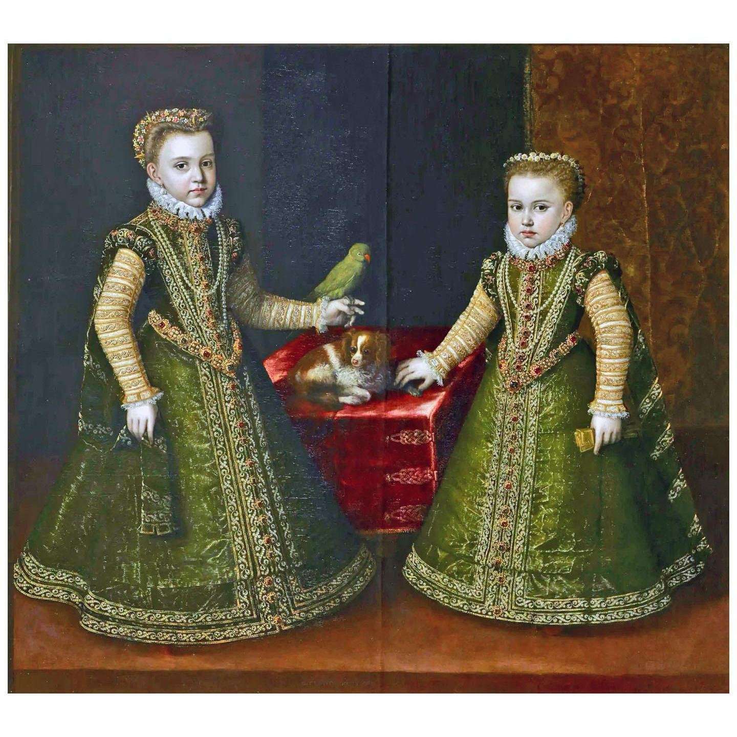  Sofonisba Anguissola. Due giovani principesse. 1570. Royal collection, London