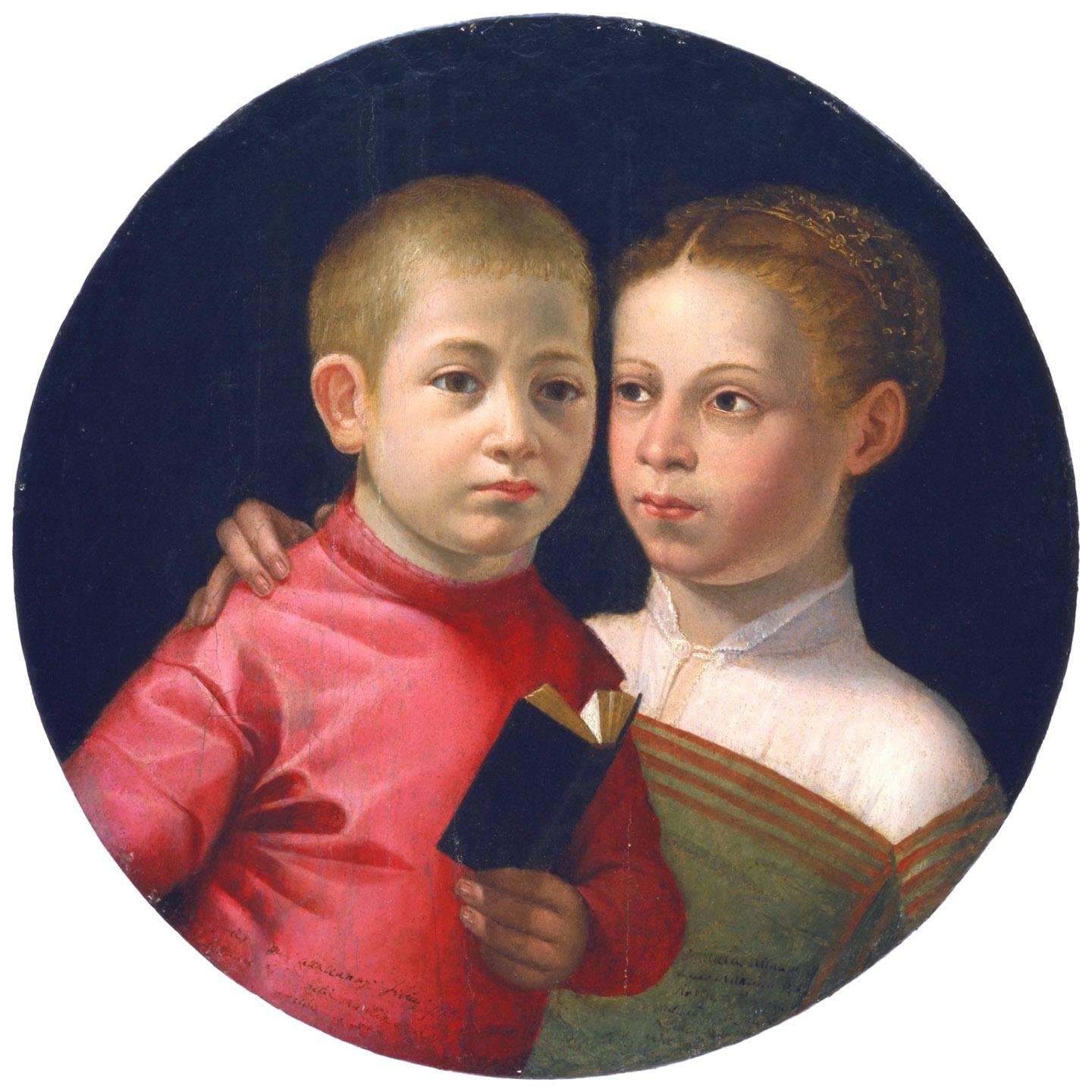  Sofonisba Anguissola. Ragazzo e Ragazza della famiglia Attavanti. 1580. AMAM, Oberlin