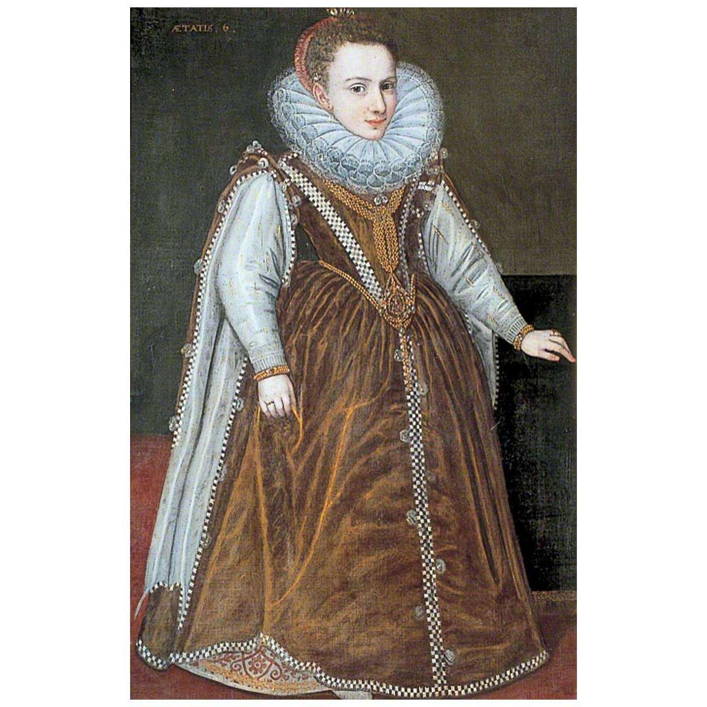  Sofonisba Anguissola. Infanta Catalina di Parma. 1580. Maidstone Art Museum