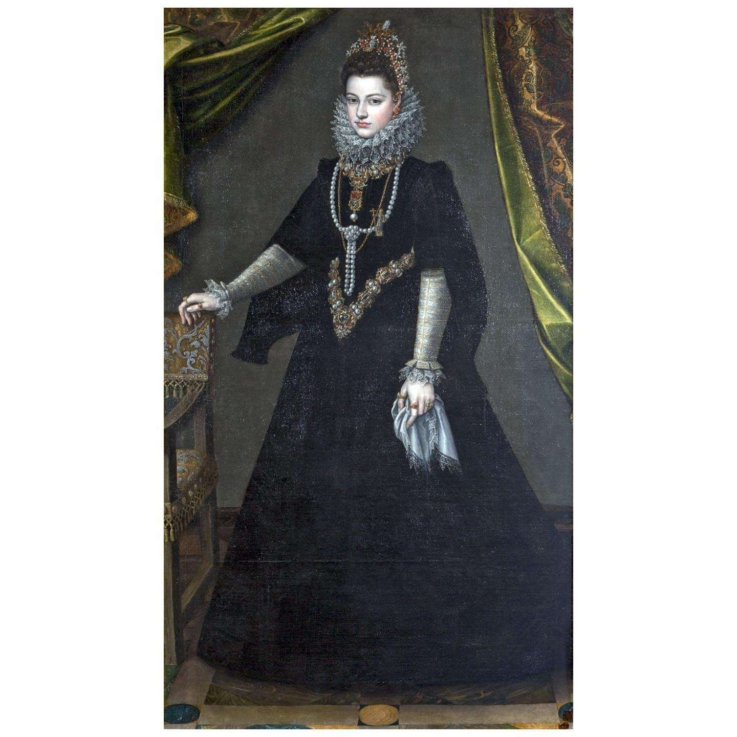  Sofonisba Anguissola. Infanta Isabella Clara Eugenia. 1597. Museo del Prado