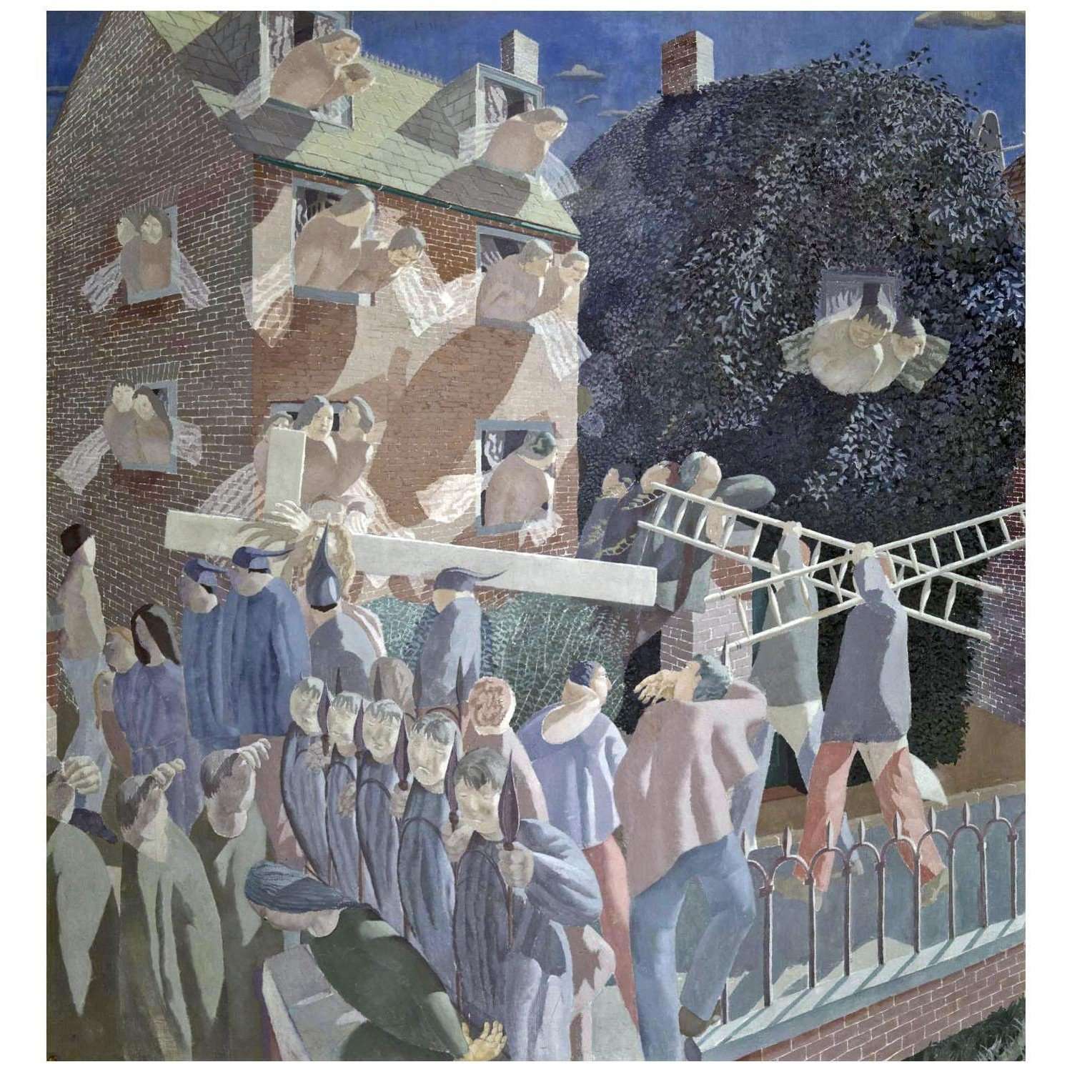  Stanley Spencer. Christ Carrying the Cross. 1920. Tate Britain