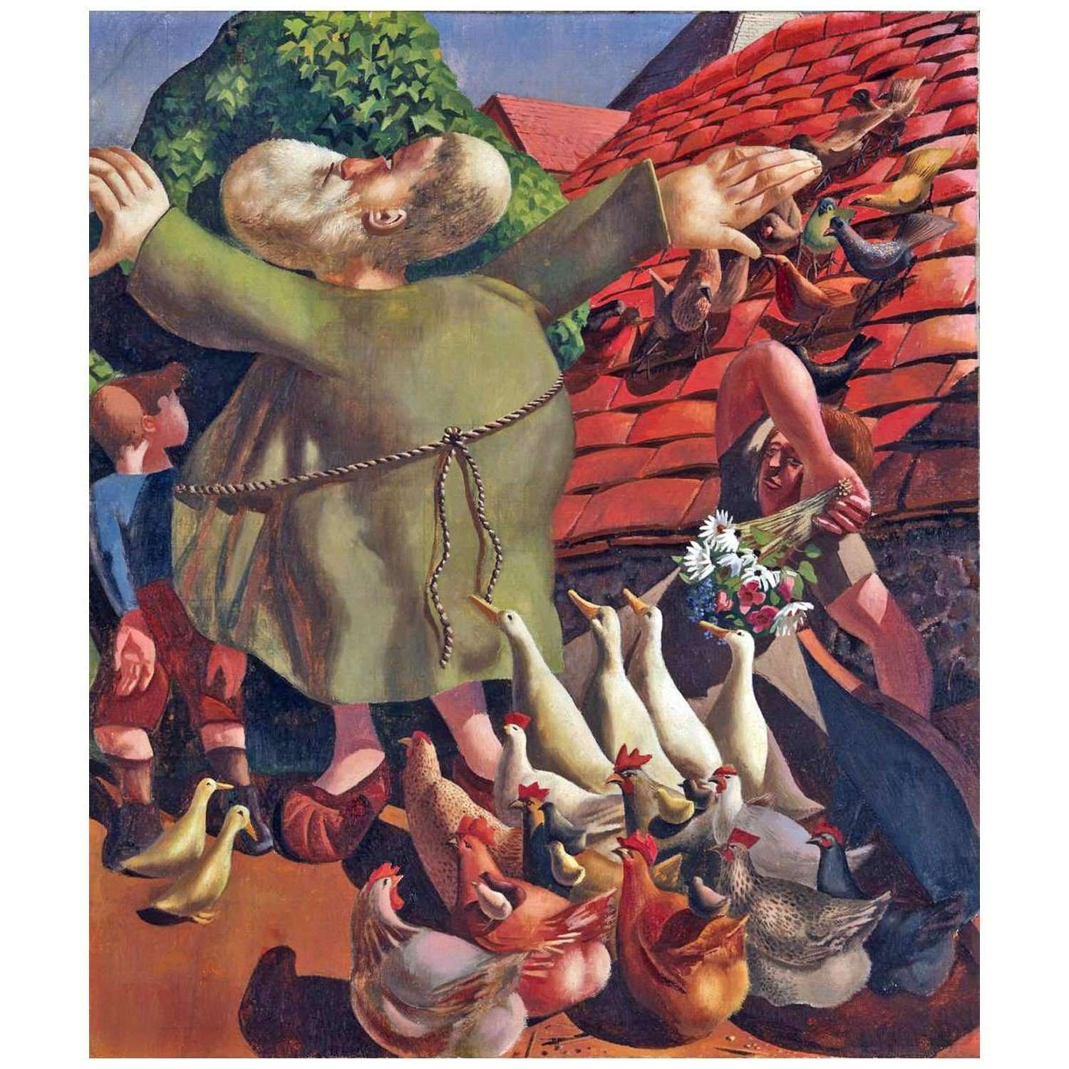  Stanley Spencer. St Francis and the Birds. 1935. Tate Britain