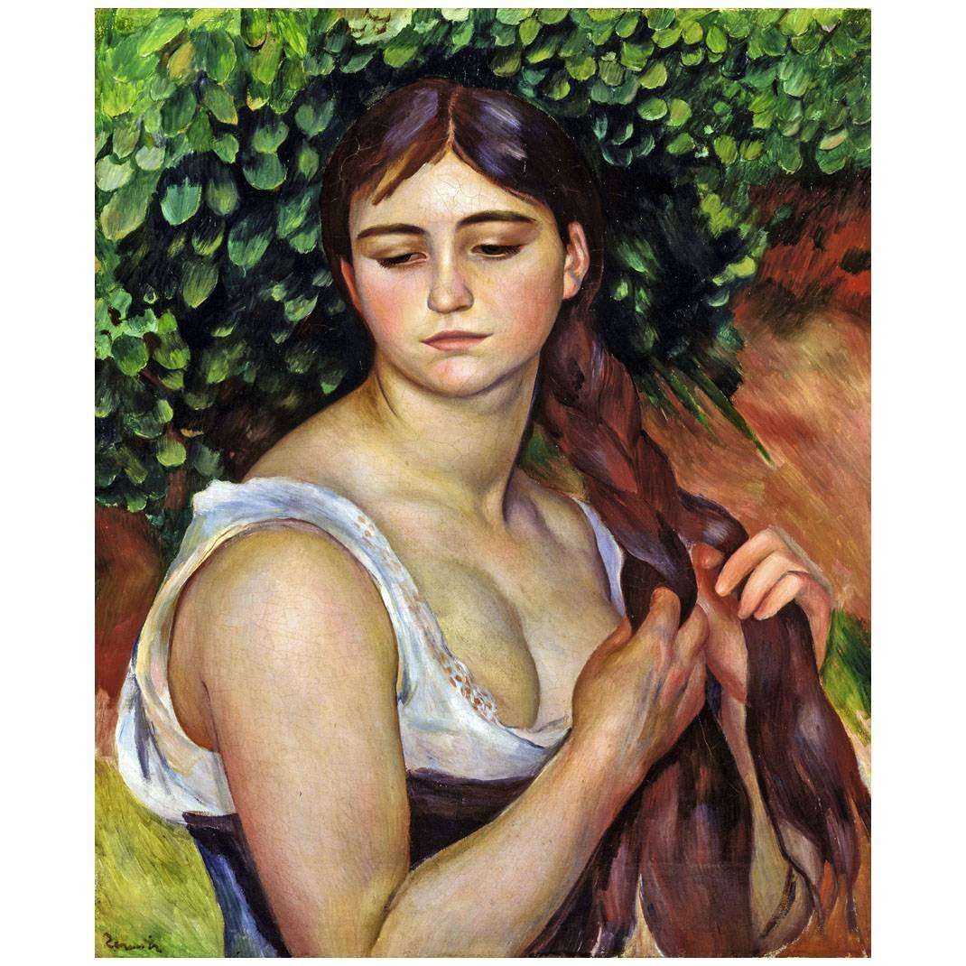  Pierre-Auguste Renoir. Suzanne Valadon. 1884. Museum Langmatt, Baden