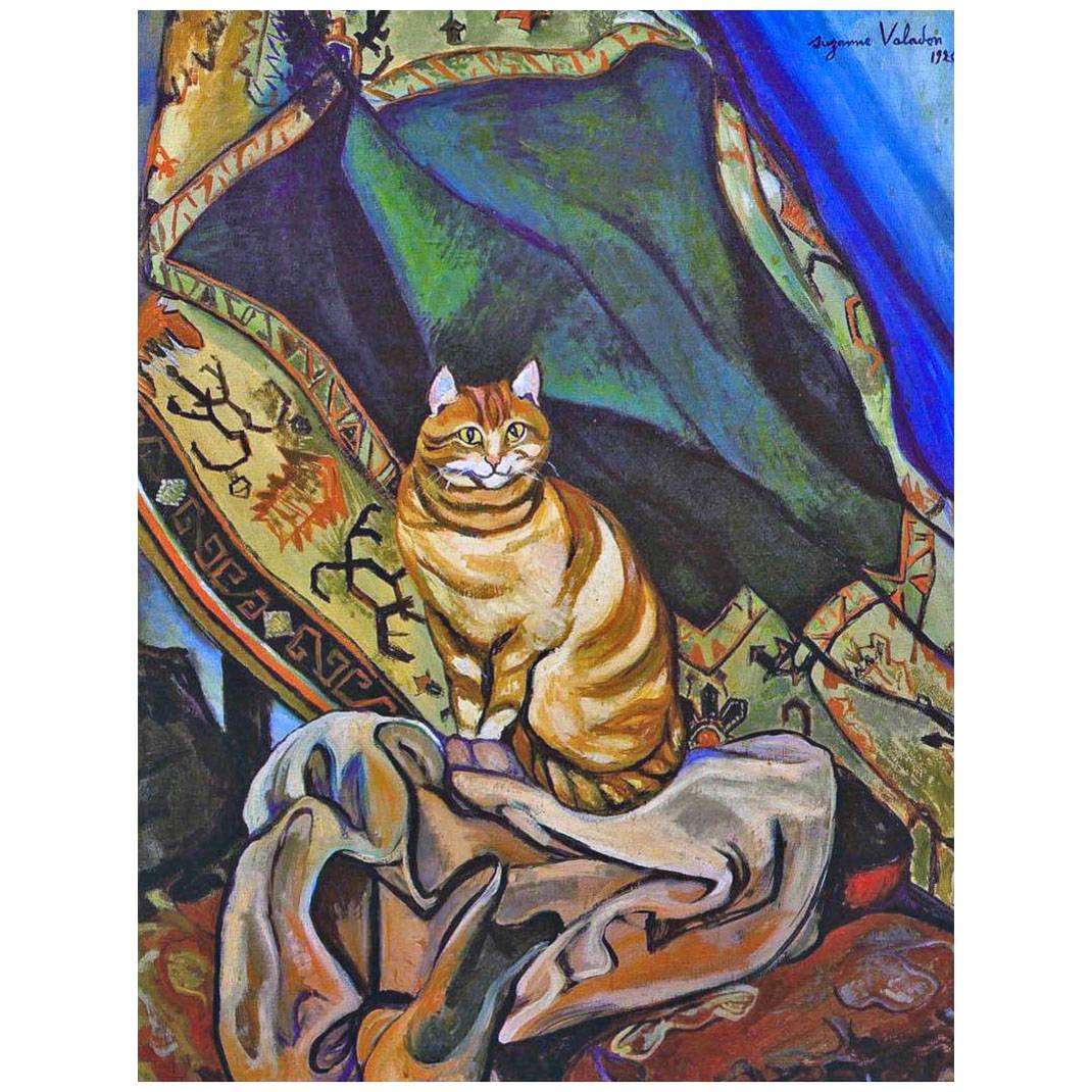  Suzanne Valadon. Raminou assis sur une draperie. 1920