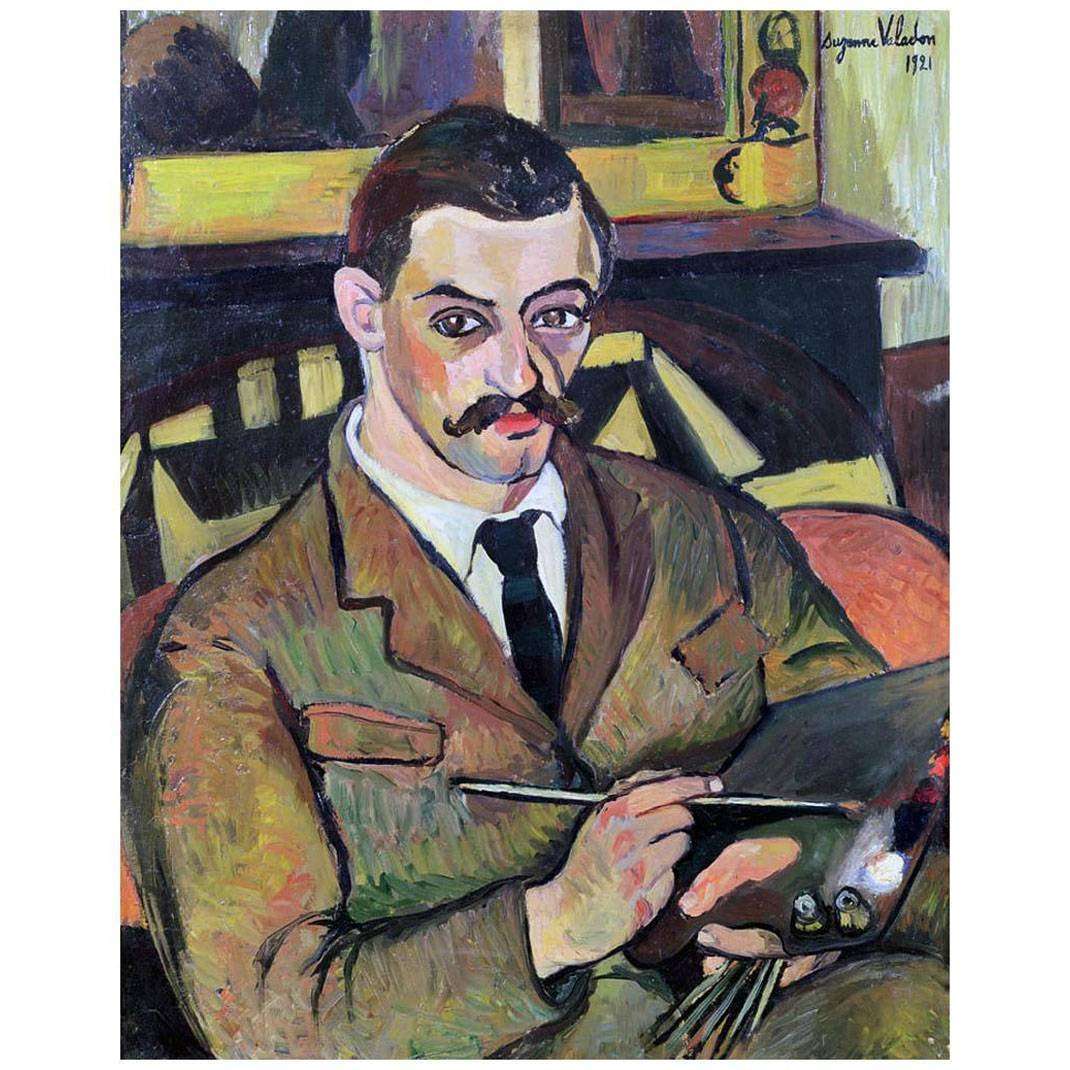  Suzanne Valadon. Portrait de Maurice Utrillo, artiste. 1921. Musee de Montmarte