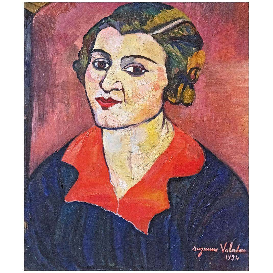  Suzanne Valadon. Portrait d'une femme. 1934. Musee Toulouse-Lautrec, Albi