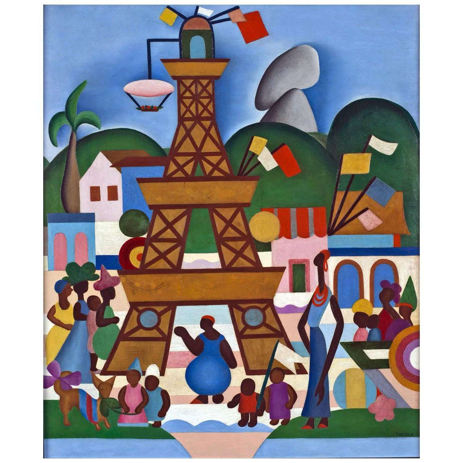   Tarsila do Amaral. Carnaval em Madureira. 1924. MAM Sao Paolo