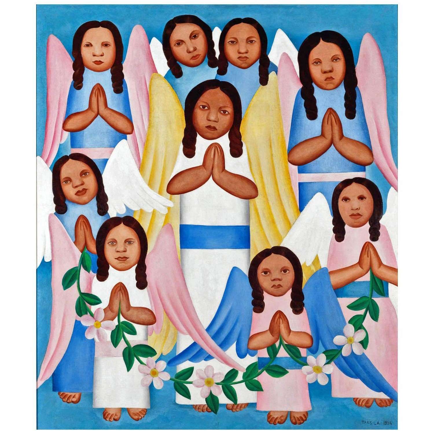   Tarsila do Amaral. Anjos. 1924. MAM Rio de Janeiro