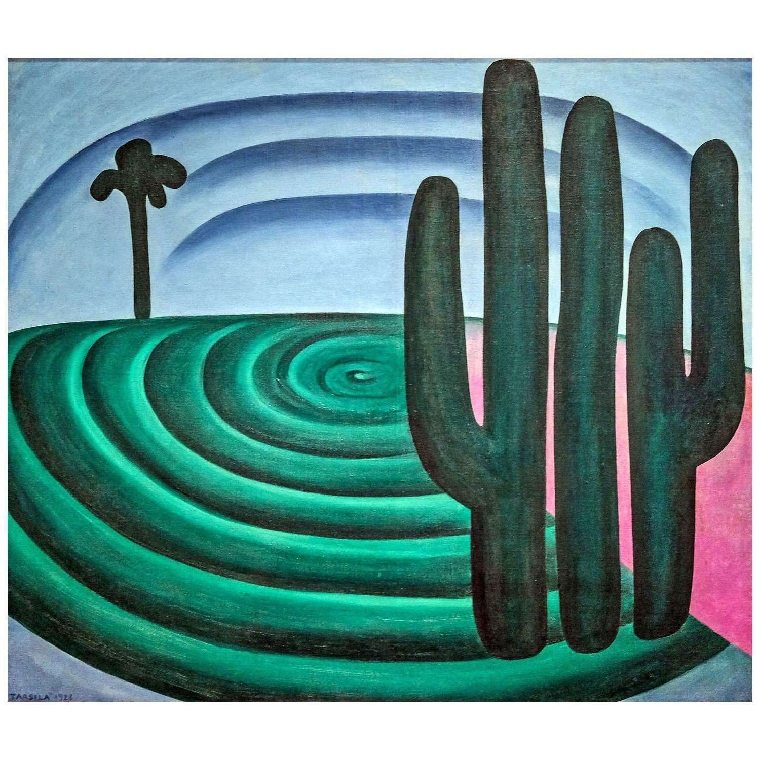   Tarsila do Amaral. Dist?ncia. 1928. Art Institute of Chicago