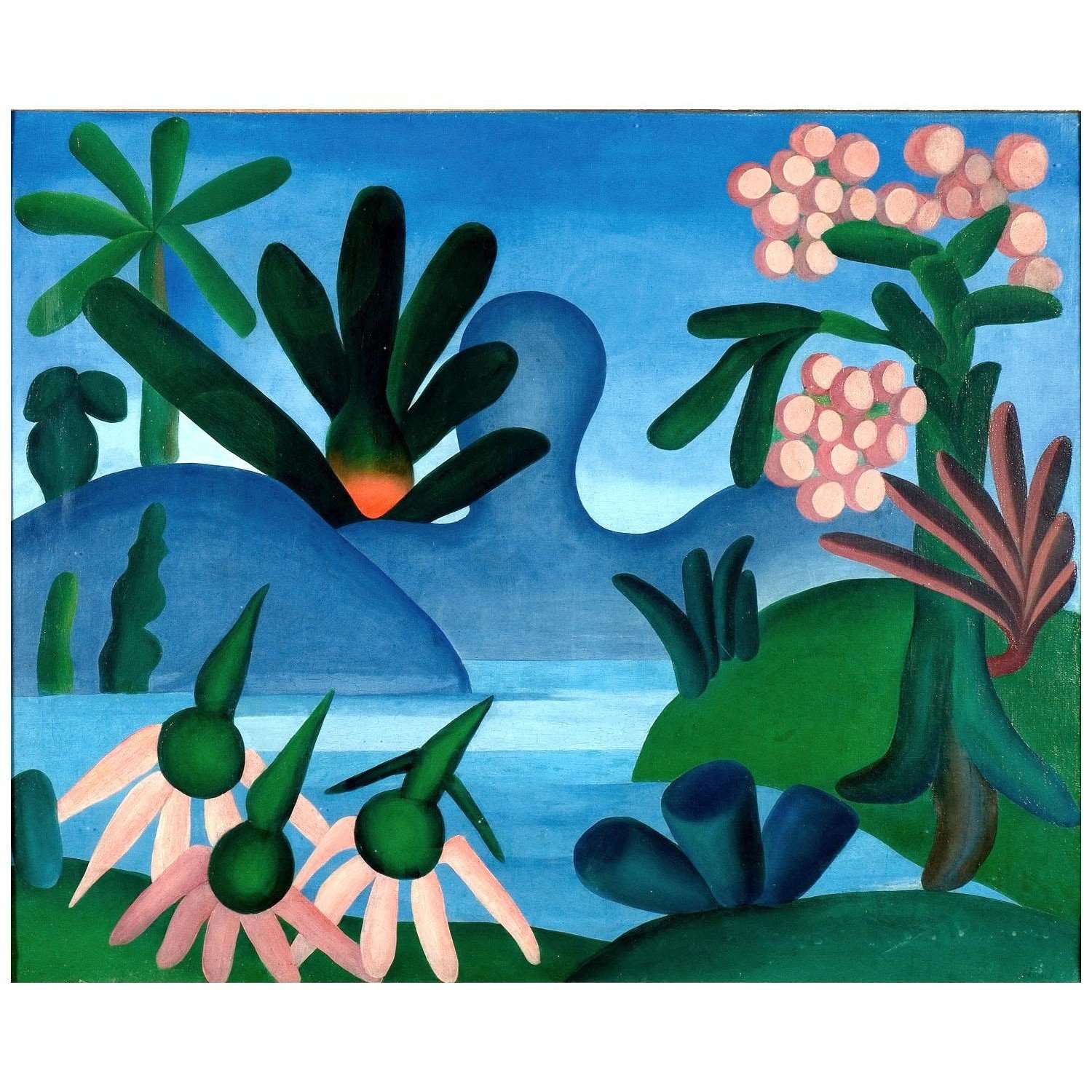   Tarsila do Amaral. O Lago. 1928. Private collection