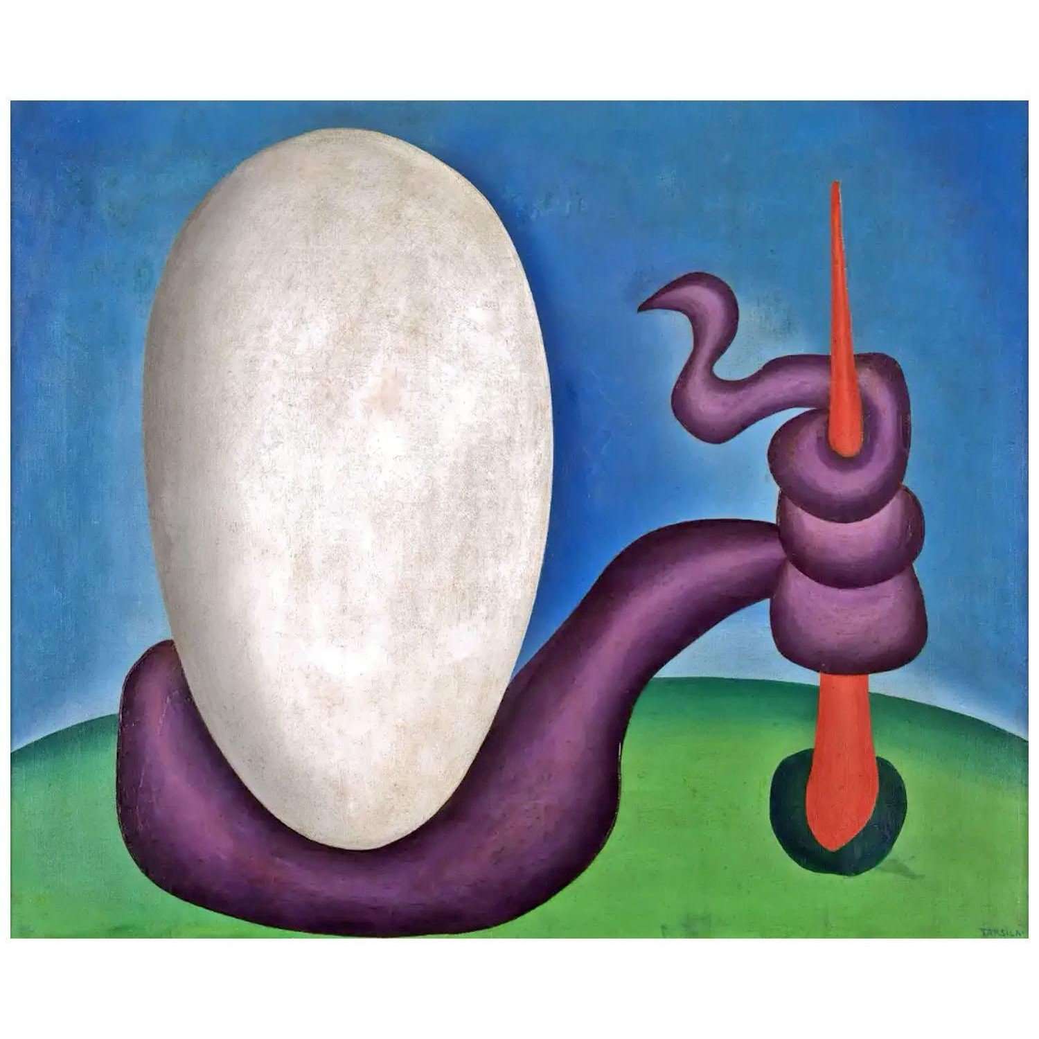   Tarsila do Amaral. O ovo. 1928. MAM Rio de Janeiro