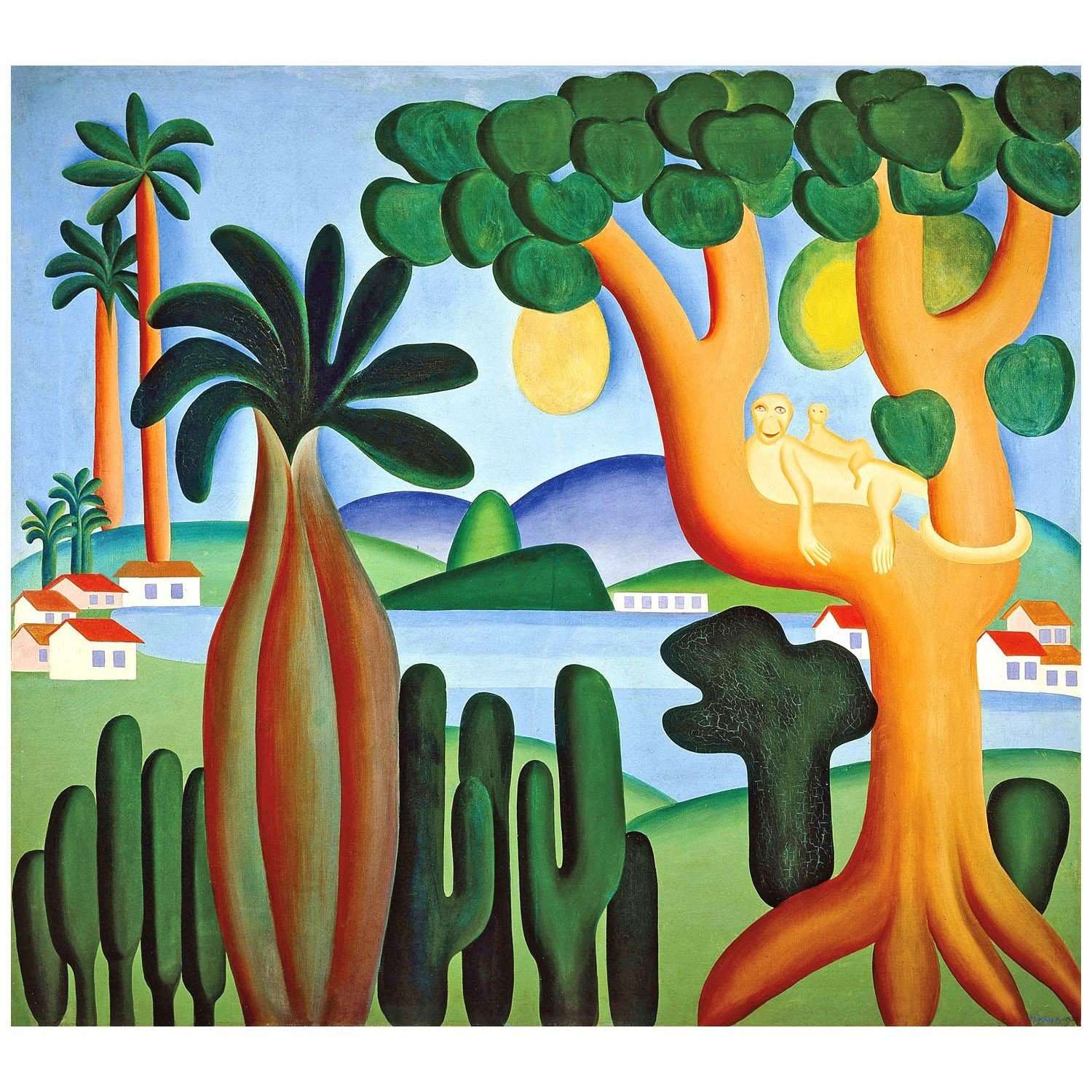   Tarsila do Amaral. Postal. 1929. Art Institute of Chicago