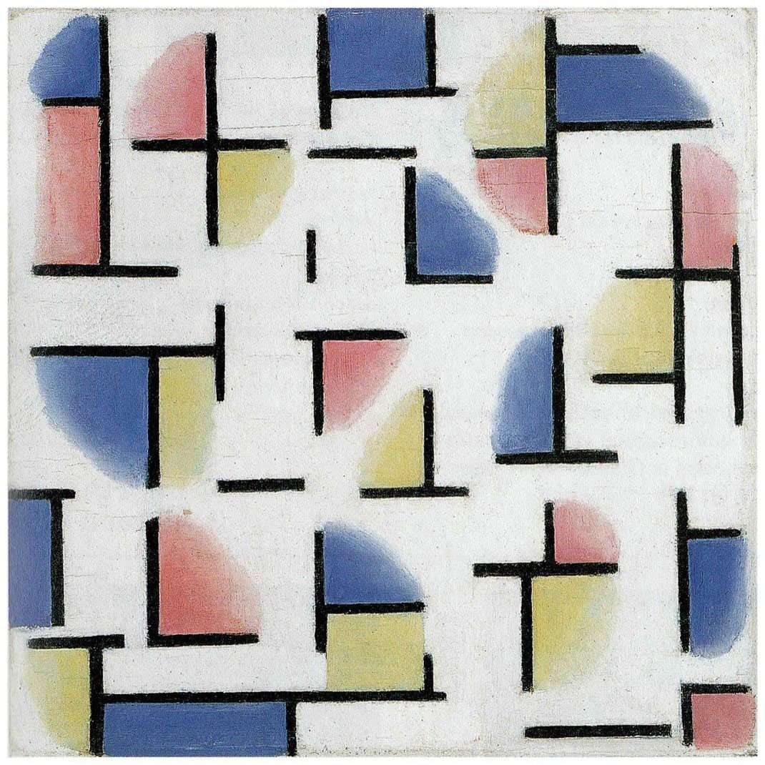   Theo van Doesburg. Variation on Composition XIII. 1918