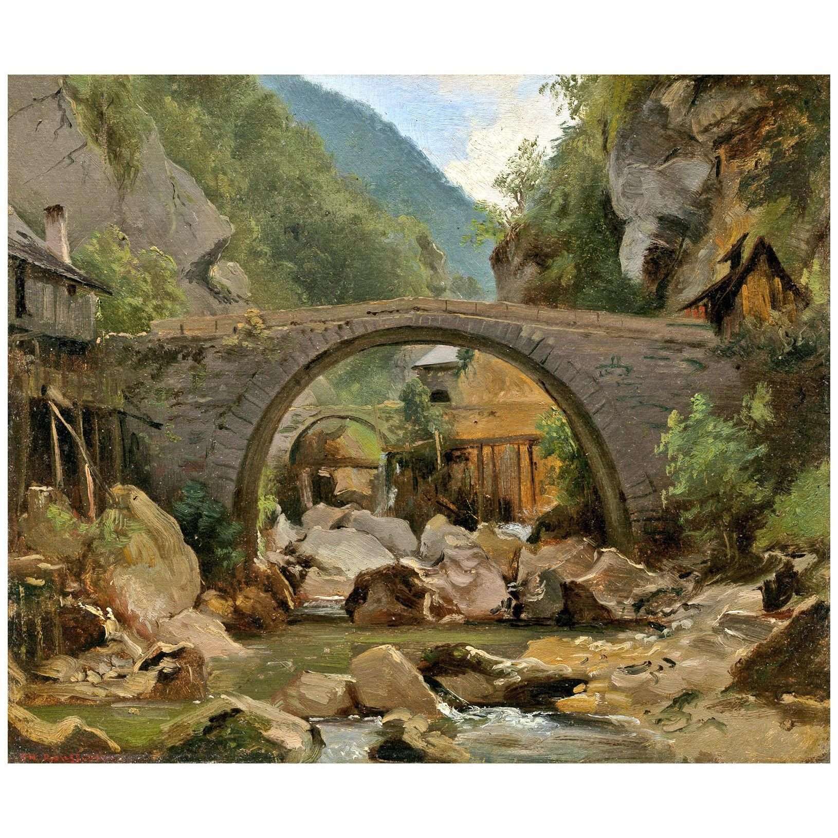  Theodore Rousseau. Ruisseau de montagne en Auvergne.1830. NGA Washington