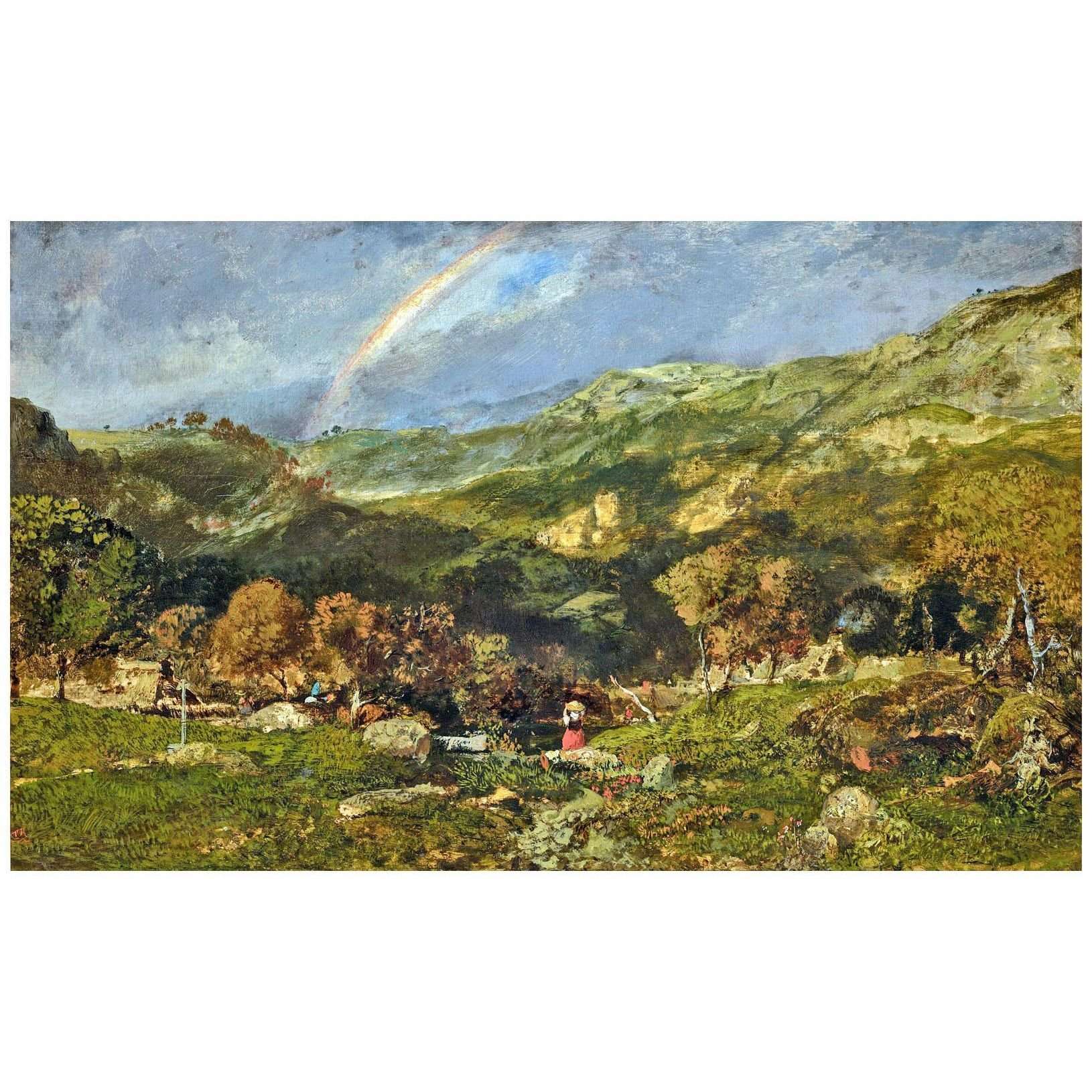  Theodore Rousseau. Paysage apr?s une temp?te. 1835. National Gallery Prague