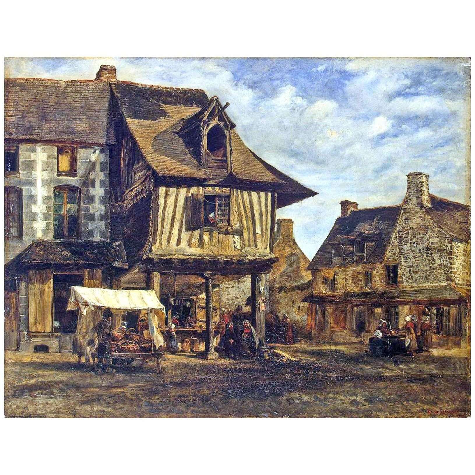  Theodore Rousseau. March? en Normandie. 1845. Hermitage Museum