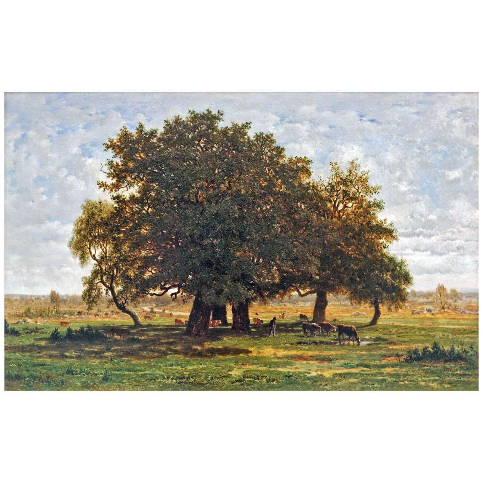  Theodore Rousseau. Les Ch?nes d'Apremont. 1852. Musee du Louvre